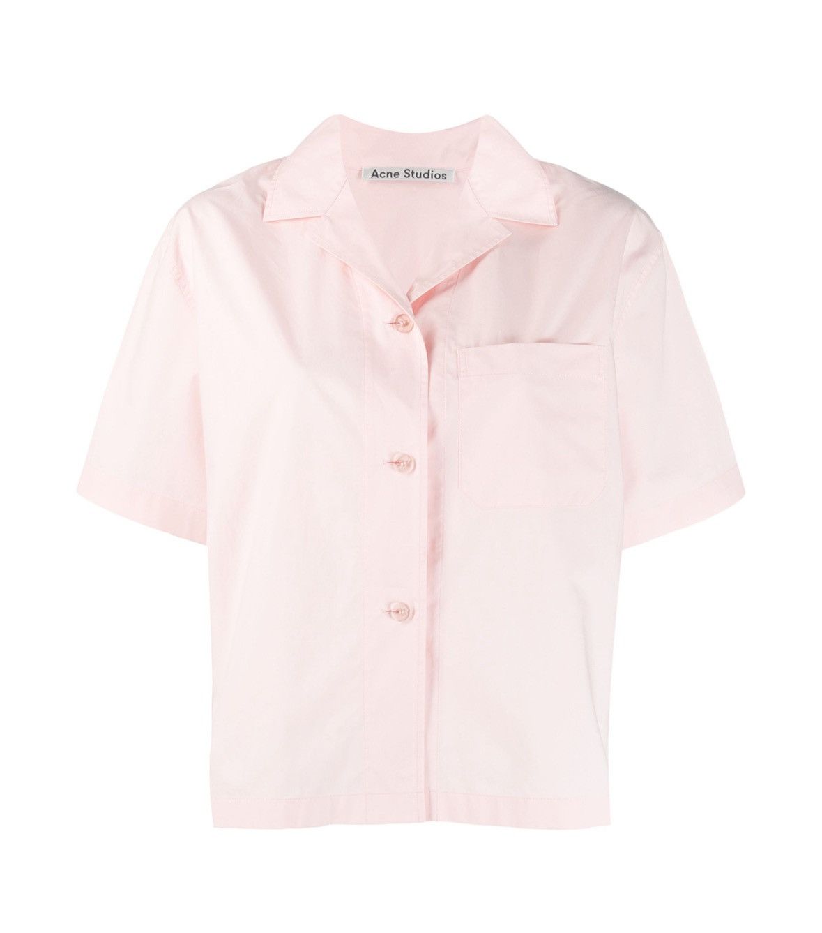 Acne Studios Pastel Pink Bowling Shirt Size XS / US 0-2 / IT 36-38 - 3 Thumbnail