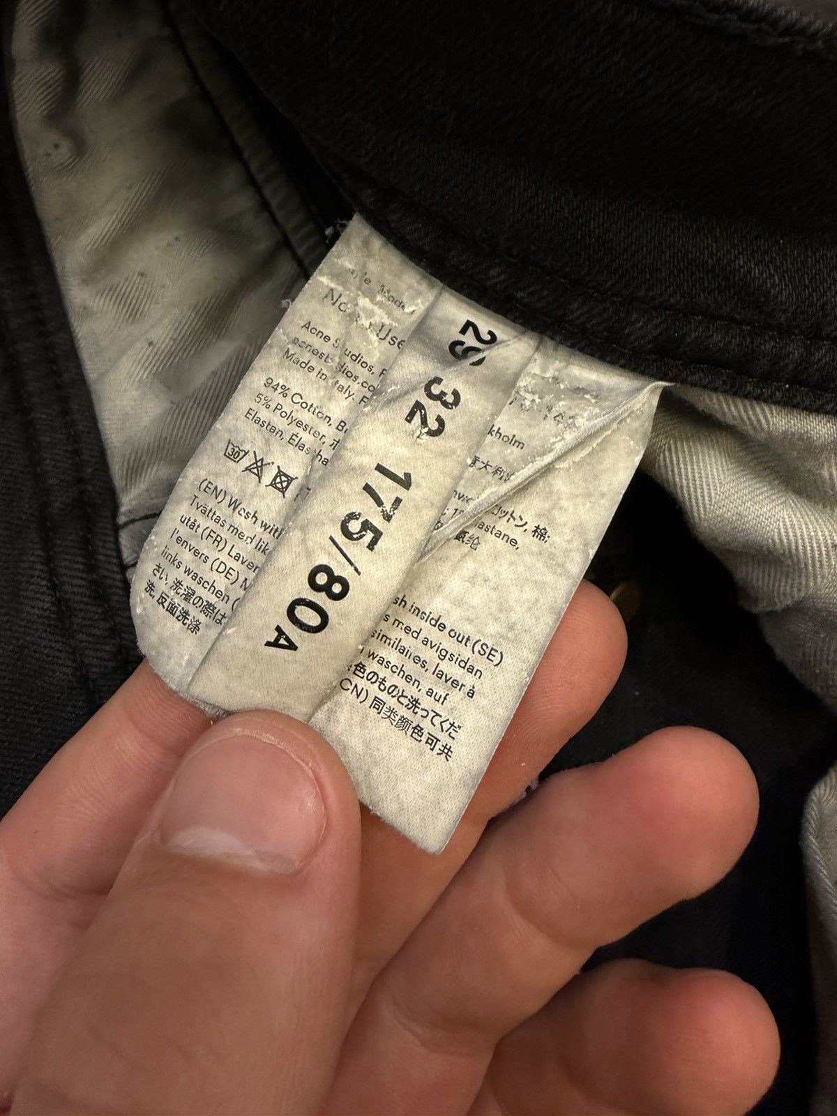 Acne Studios Acne Studios Denim Jeans Size US 29 - 4 Thumbnail