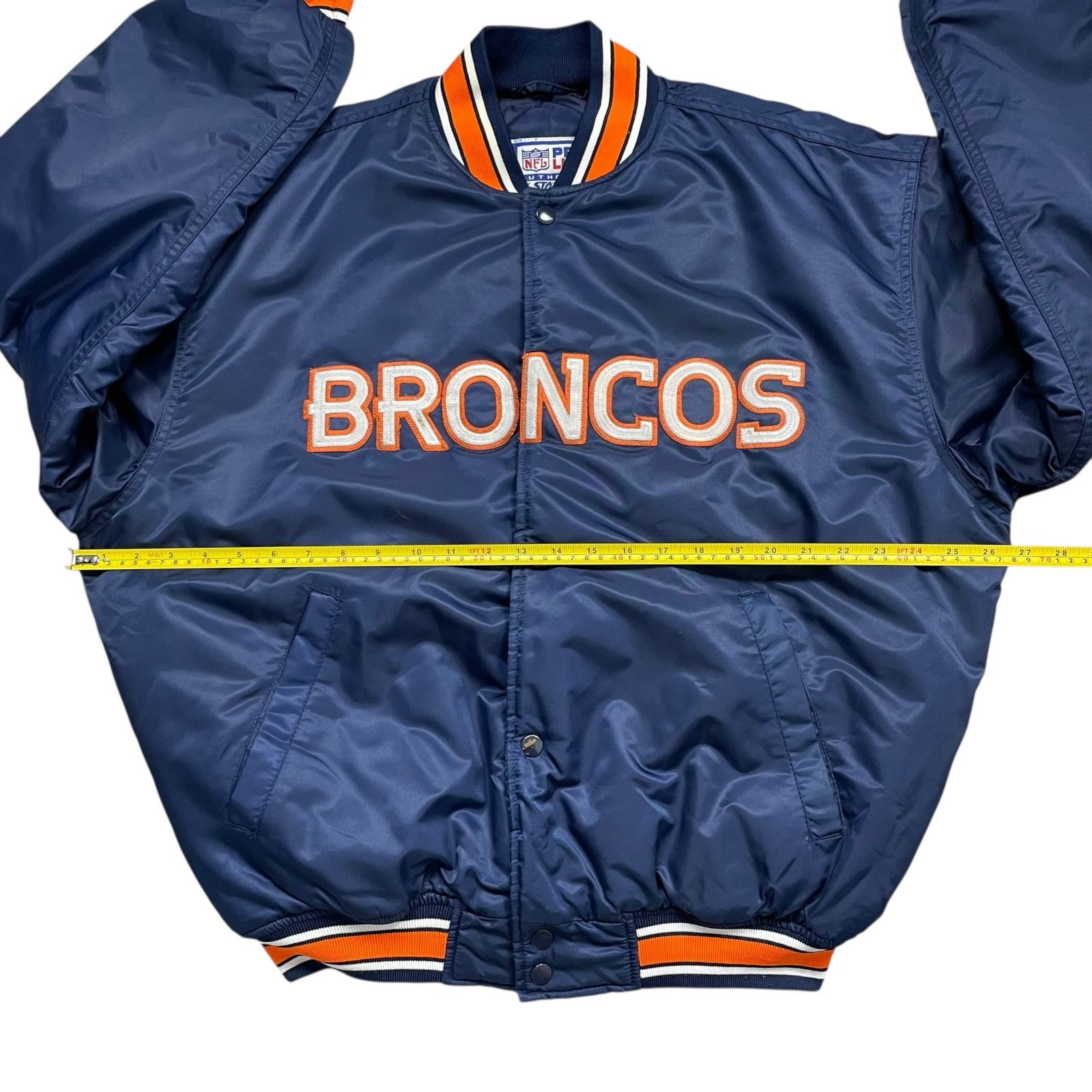 NFL RARE VTG NFL DENVER BRONCOS STARTER SATIN BOMBER JACKET L Size US L / EU 52-54 / 3 - 9 Thumbnail