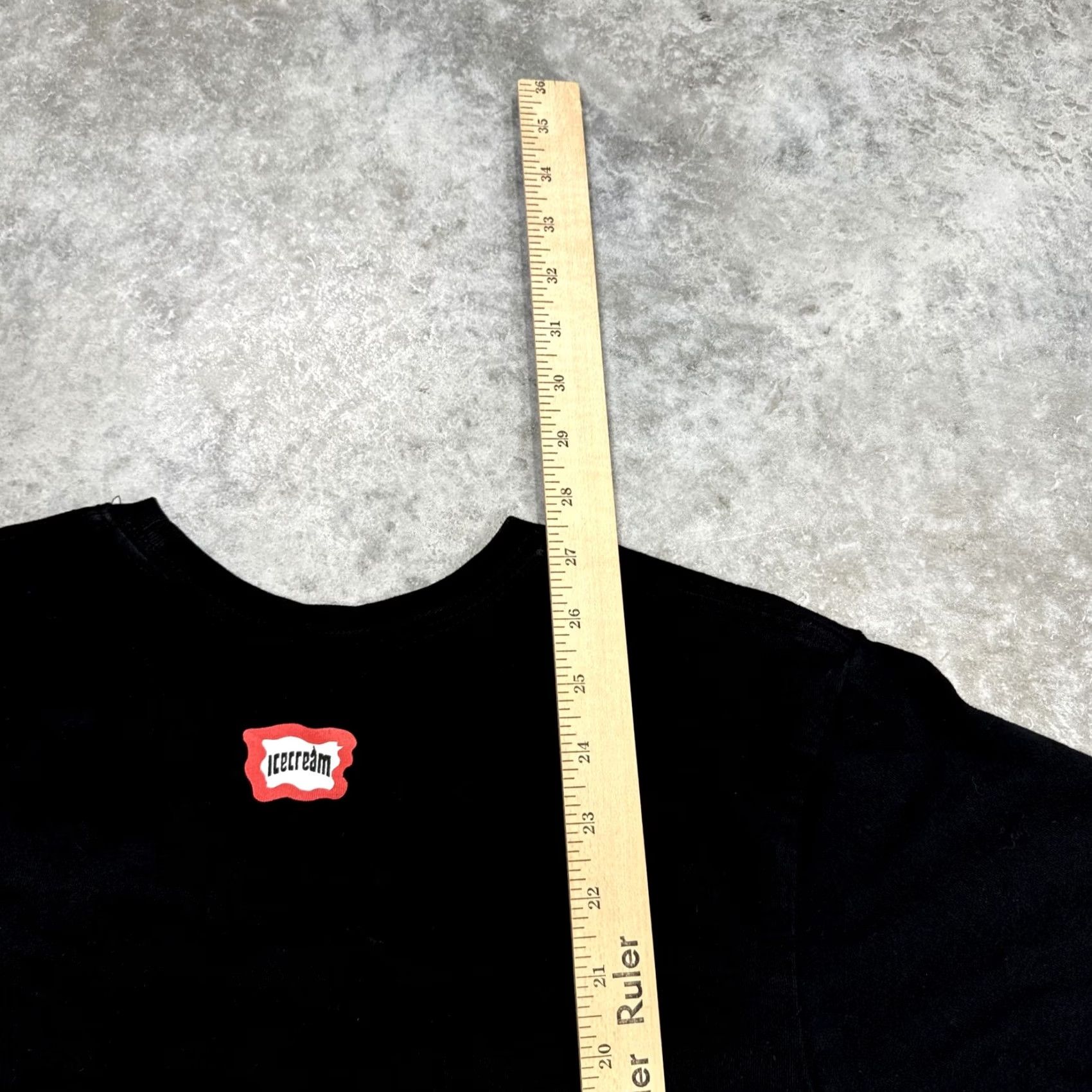 Vintage Ice Cream mens Black t shirt Tiger Scoop 2 sided size small Designer streetwear Size US S / EU 44-46 / 1 - 8 Thumbnail