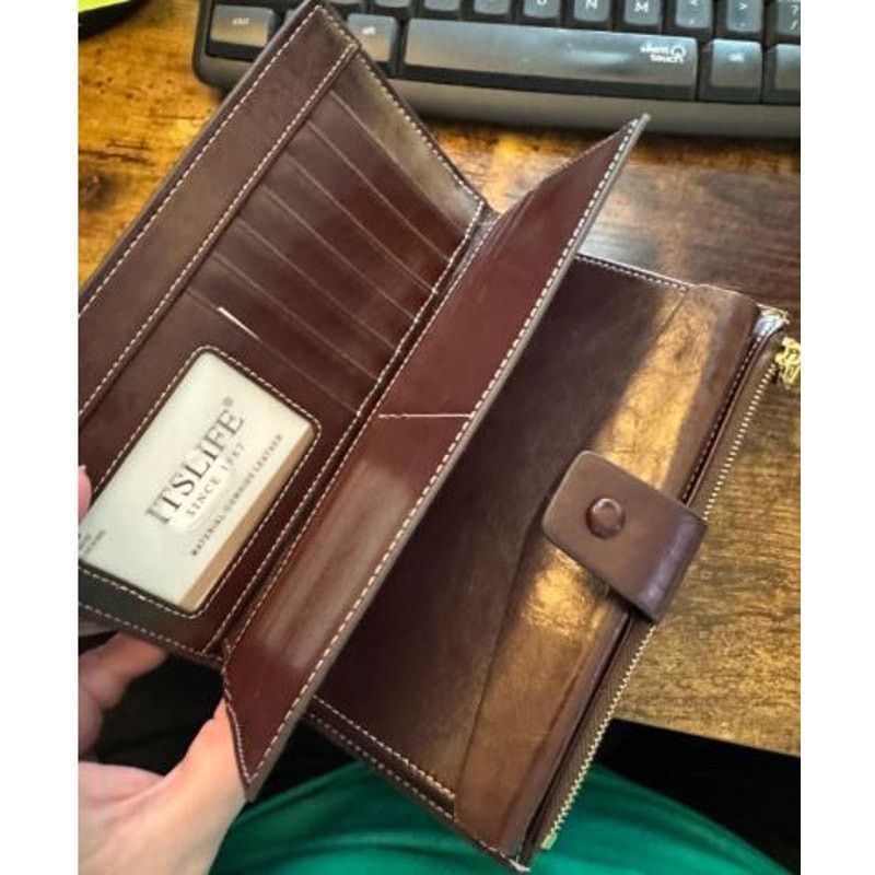 Other Women's RFID Blocking Large Capacity Genuine Leather Wallet Size ONE SIZE - 2 Thumbnail