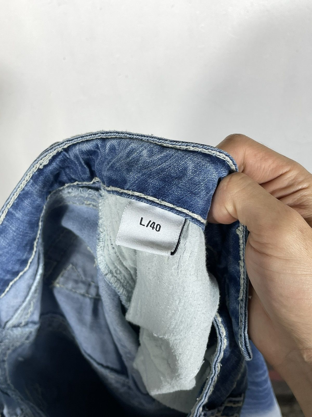 True Religion × Vintage True Religion Vintage Y2k Blue Denim Jeans Pants Drip Swag Size 30" / US 8 / IT 44 - 14 Thumbnail
