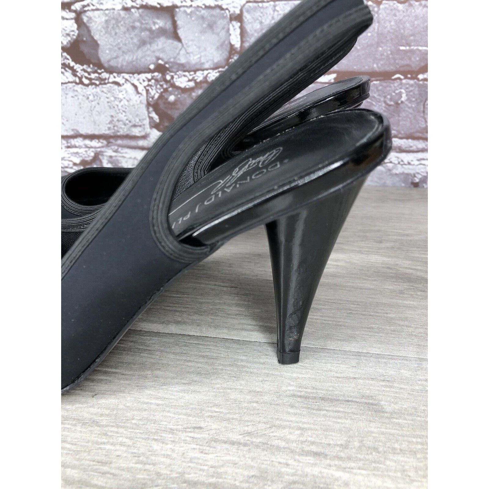 Donald Pliner Donald J Pliner Fenia Couture Black Fabric Stiletto Heels Wo Size US 7.5 / IT 37.5 - 12 Thumbnail