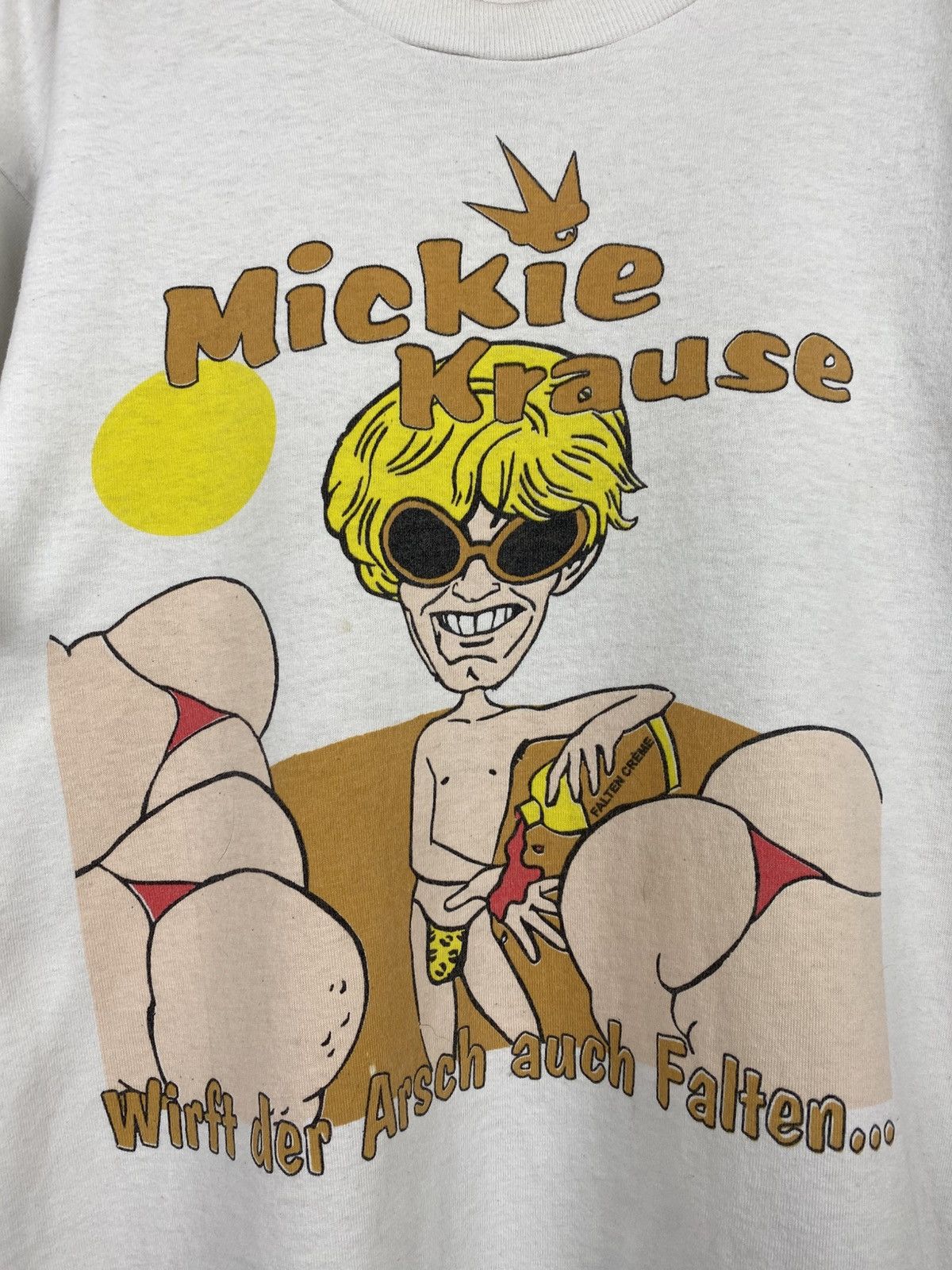 Band Tees Mickie Krause Mallorca Humor Booty Graphic Tee 90s Tits Sex Size US XL / EU 56 / 4 - 4 Thumbnail
