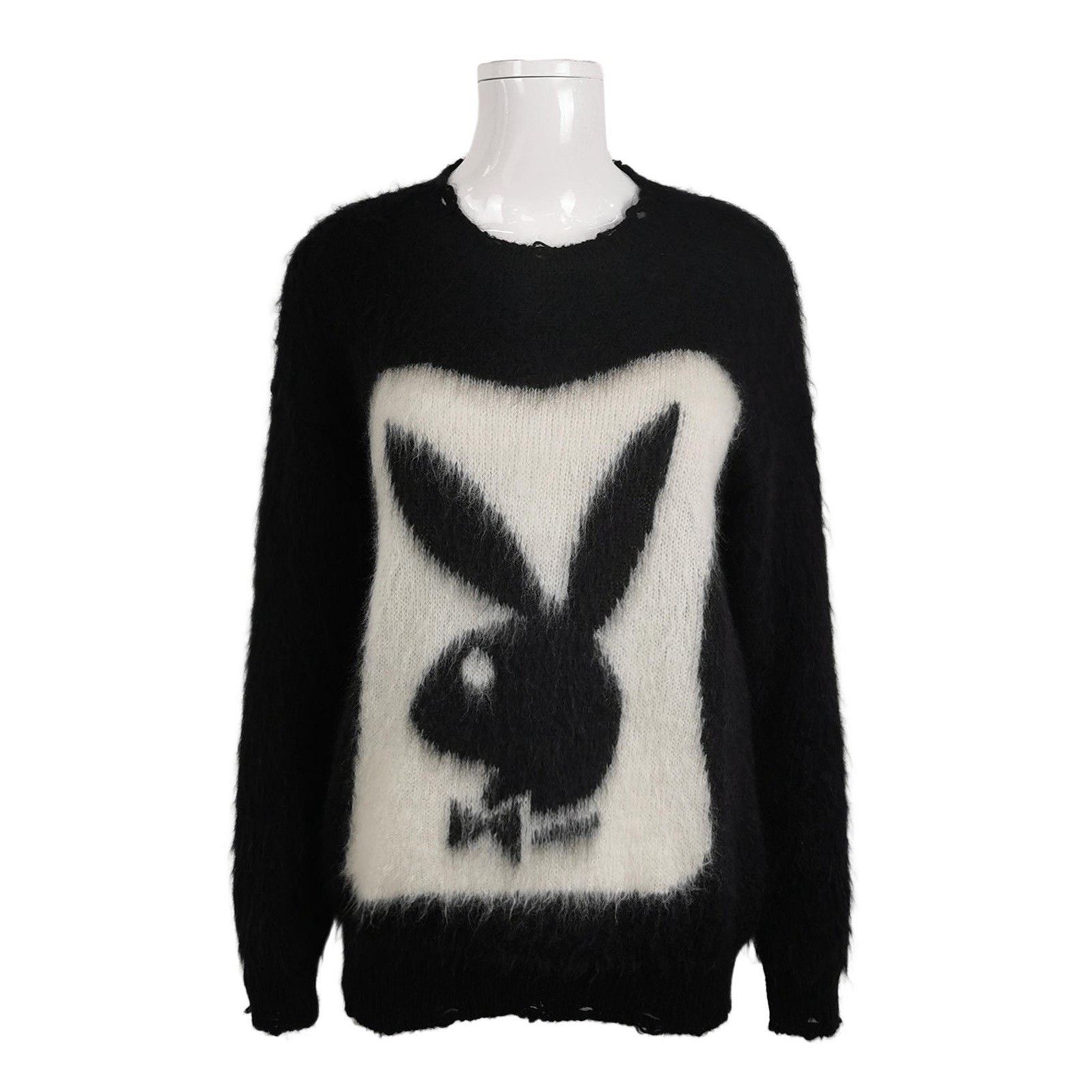 Saint Laurent Paris Saint Laurent x Playboy Mohair Sweater Size US S / EU 44-46 / 1 - 1 Thumbnail