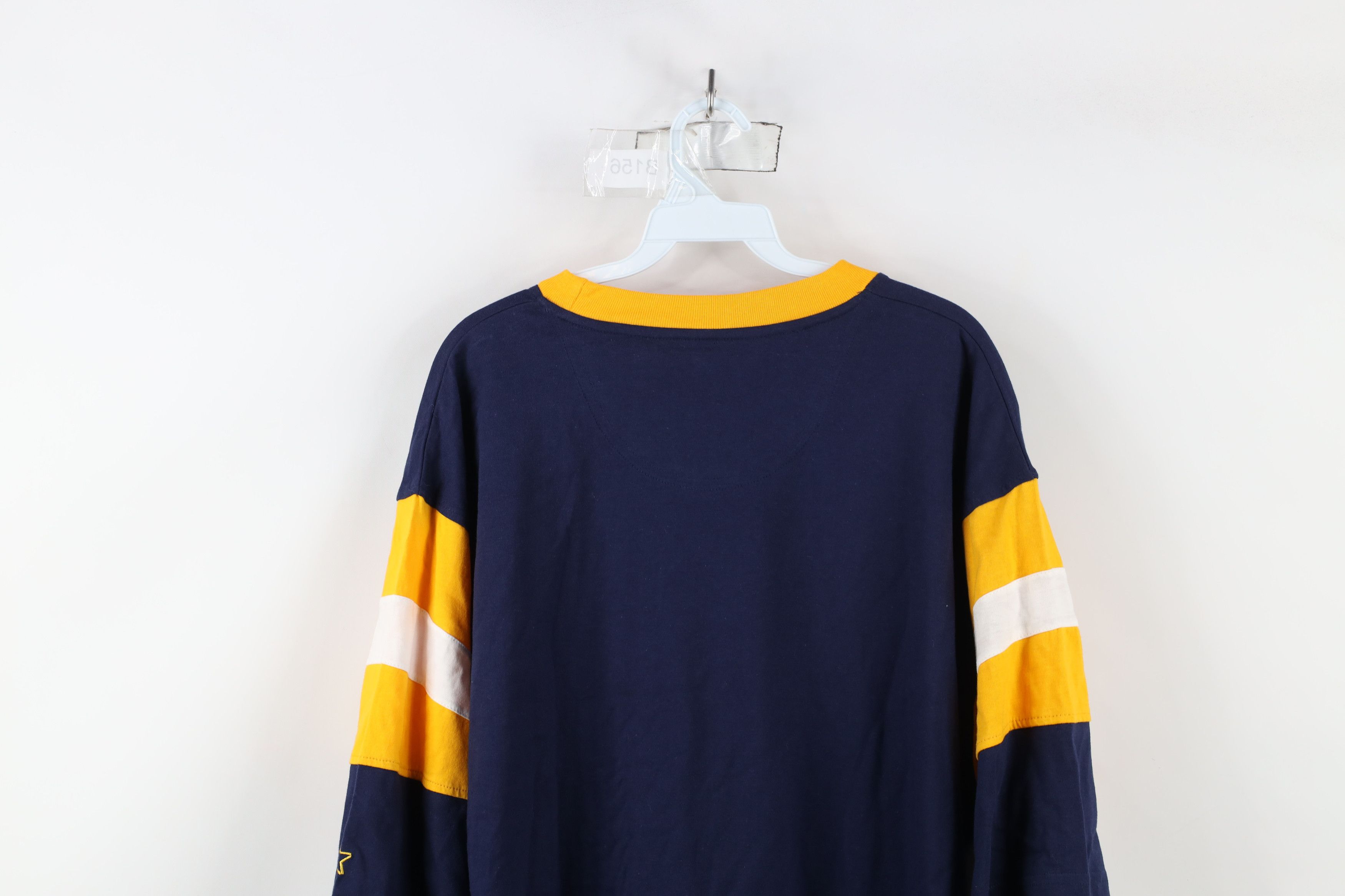 Starter × Vintage Vintage 90s Starter University of Michigan T-Shirt Blue Size US XL / EU 56 / 4 - 14 Thumbnail