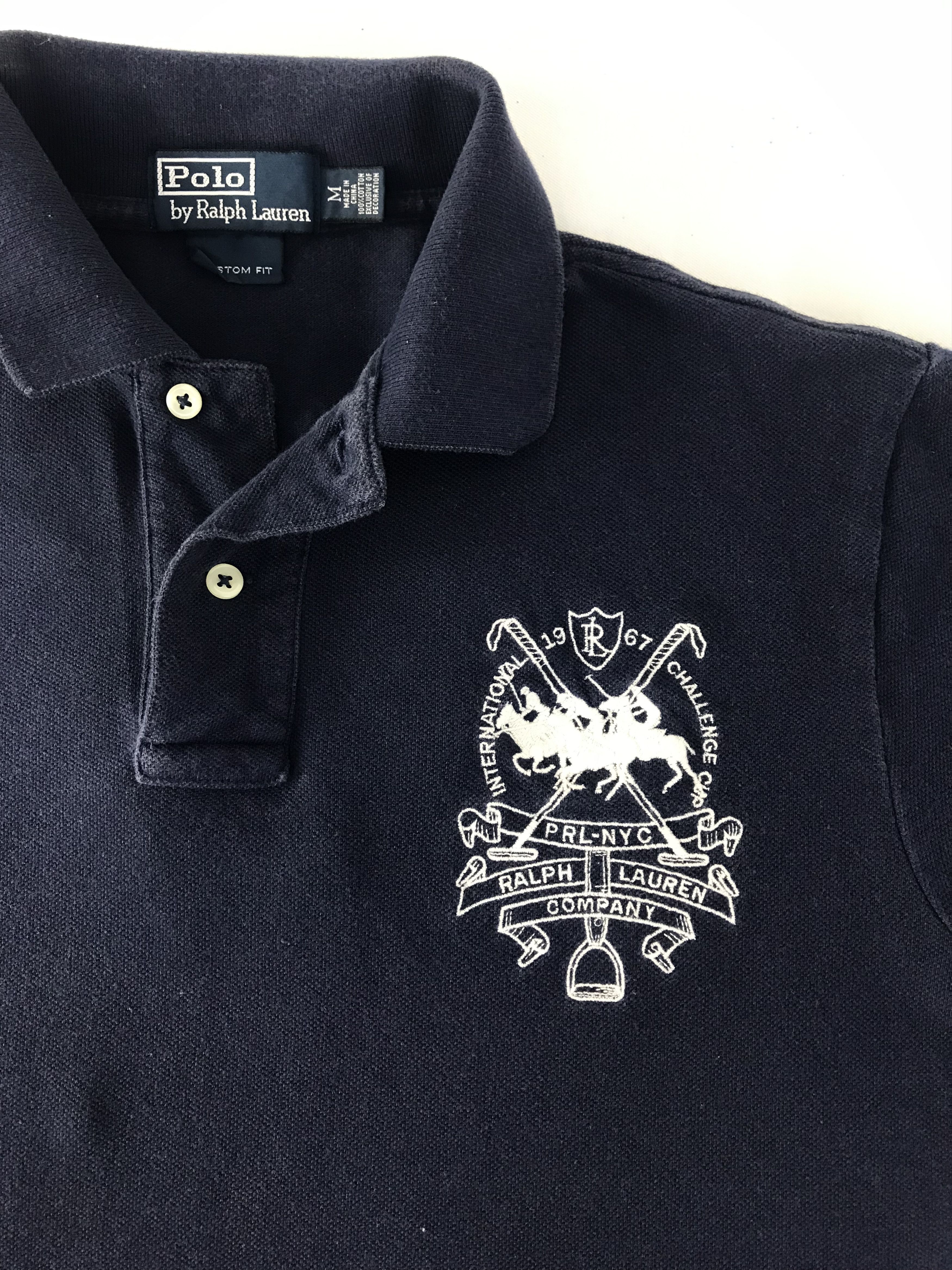 Polo Ralph Lauren × Vintage Polo by Ralph Lauren Embroidery Logo Polo Tee Size US M / EU 48-50 / 2 - 4 Thumbnail