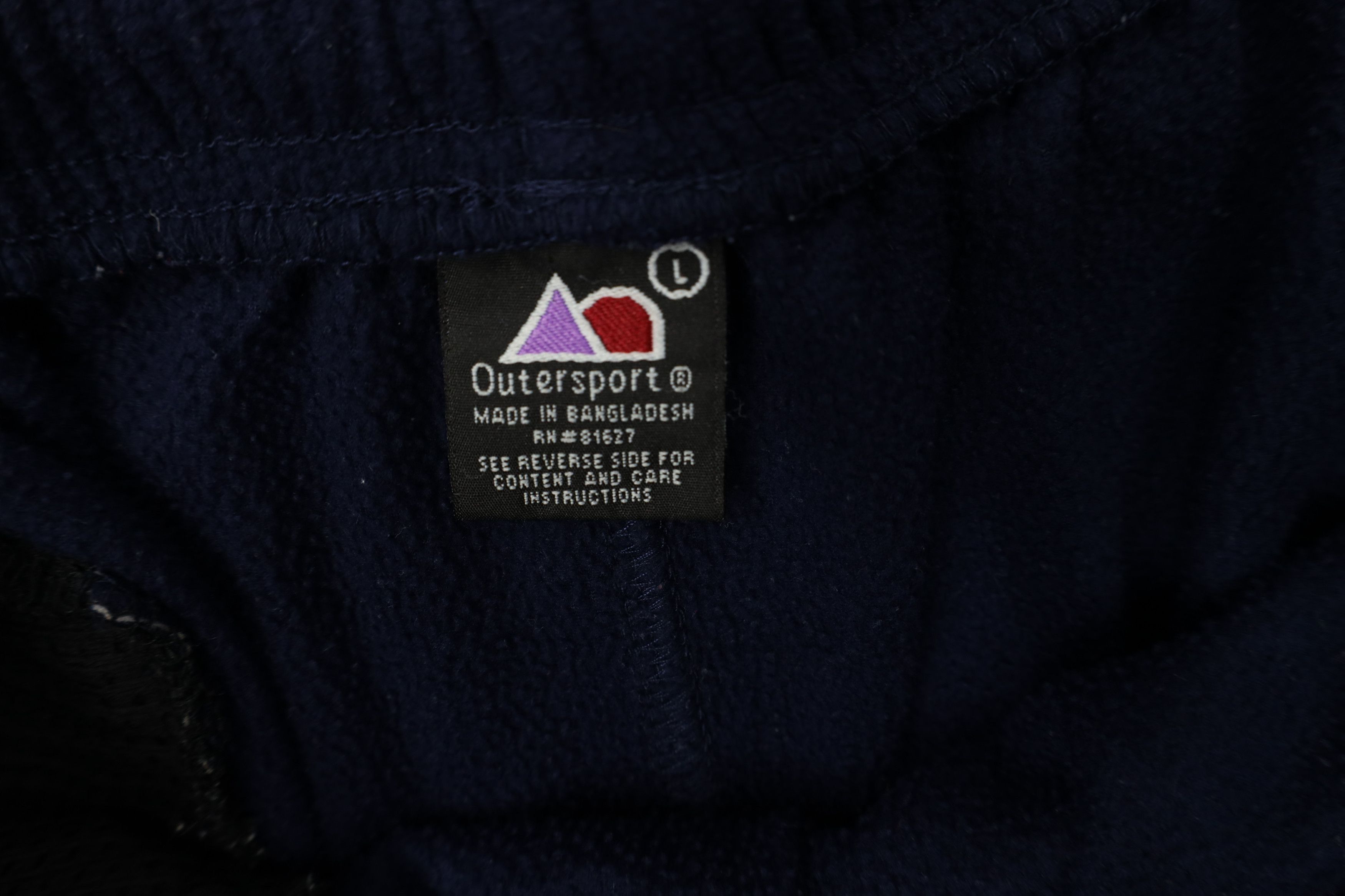 Vintage Vintage 90s Streetwear Fleece Sweatpants Joggers Pants Blue Size US 36 / EU 52 - 9 Thumbnail