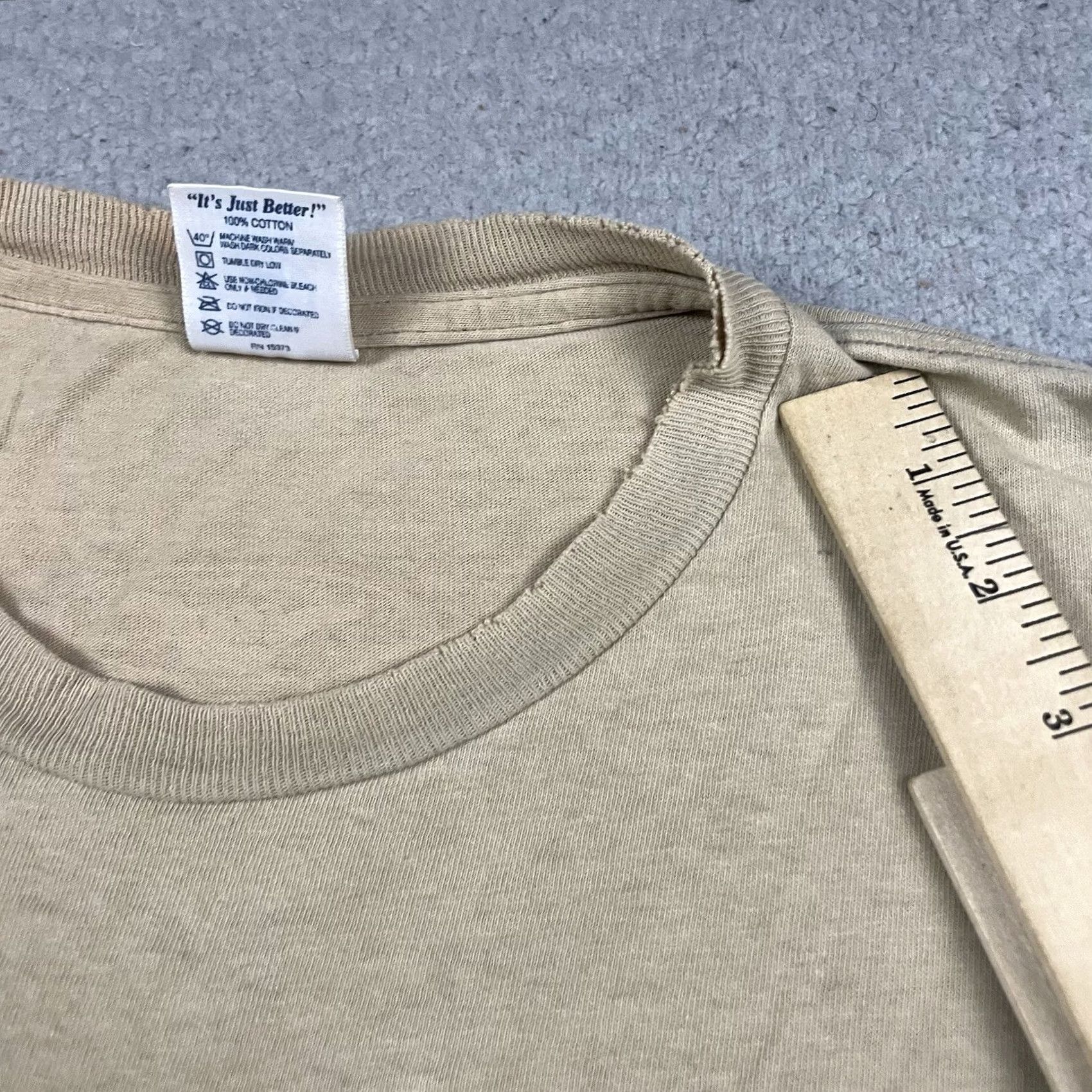 Delta VINTAGE Hang Loose T Shirt Adult Large Hawaii USA Skater Surfer Distressed 90s L Mens Size US L / EU 52-54 / 3 - 7 Thumbnail