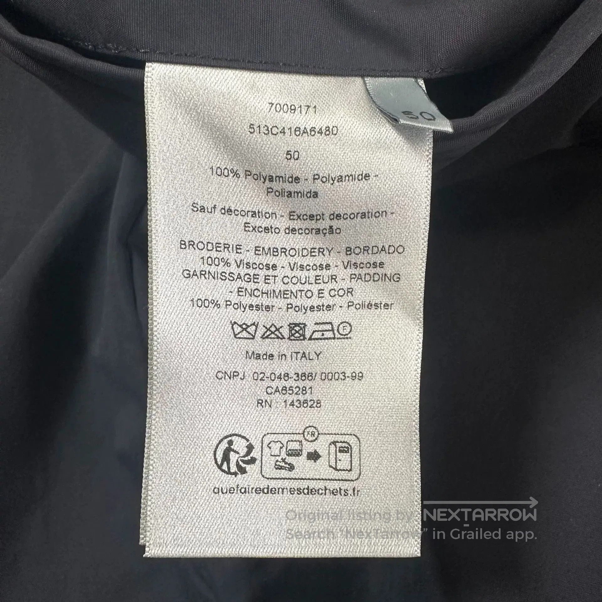 Dior Dior Man Essentials CD Icon Embroidered Jacket. Size US M / EU 48-50 / 2 - 7 Thumbnail