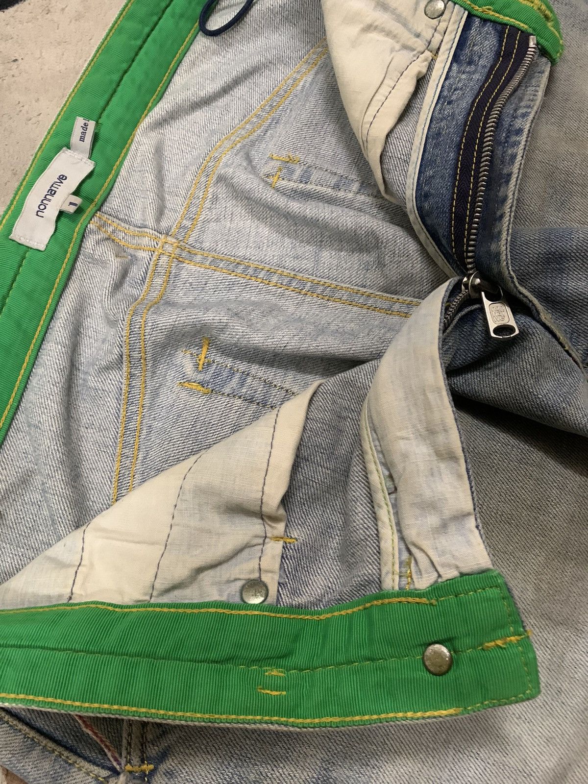 Nonnative × Undercover Vintage Nonnative Selvedge Mud Wash Ripped Grunge Jeans Size US 32 / EU 48 - 19 Thumbnail