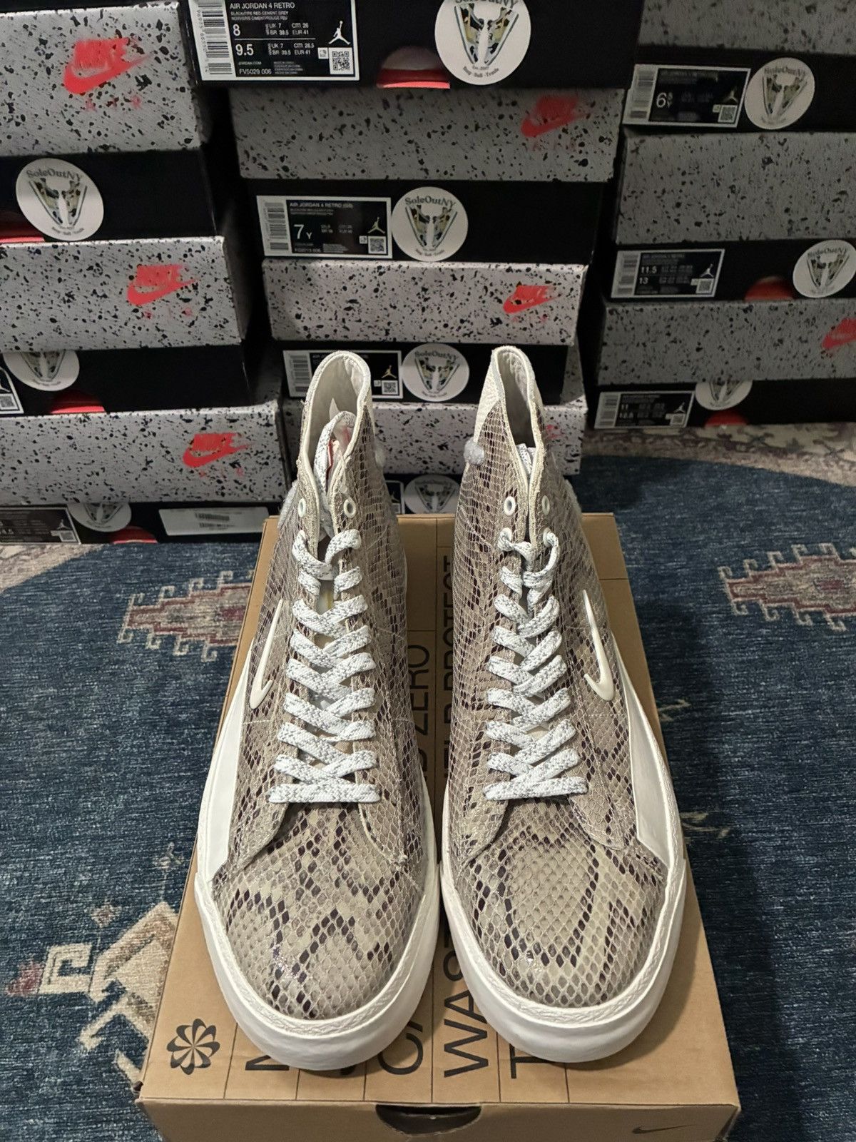Nike × Soulland Soulland x Nike Blazer Mid SB Fri.day SKU CN4540-001 Size US 11.5 / EU 44-45 - 4 Thumbnail