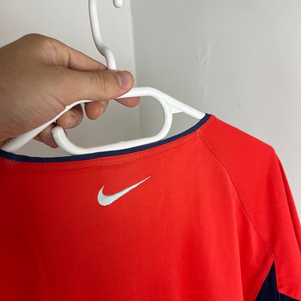 Nike Y2K Swoosh Nike Vintage Boxy Fit Baggy Jersey Center Logo Size US M / EU 48-50 / 2 - 6 Thumbnail