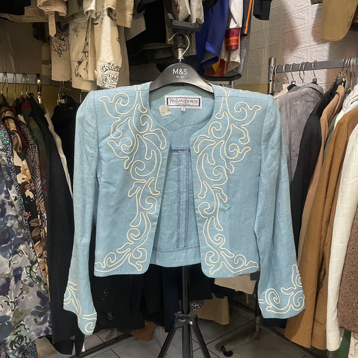 Yves Saint Laurent Outer Crop Brand Size S / US 4 / IT 40 - 1 Thumbnail