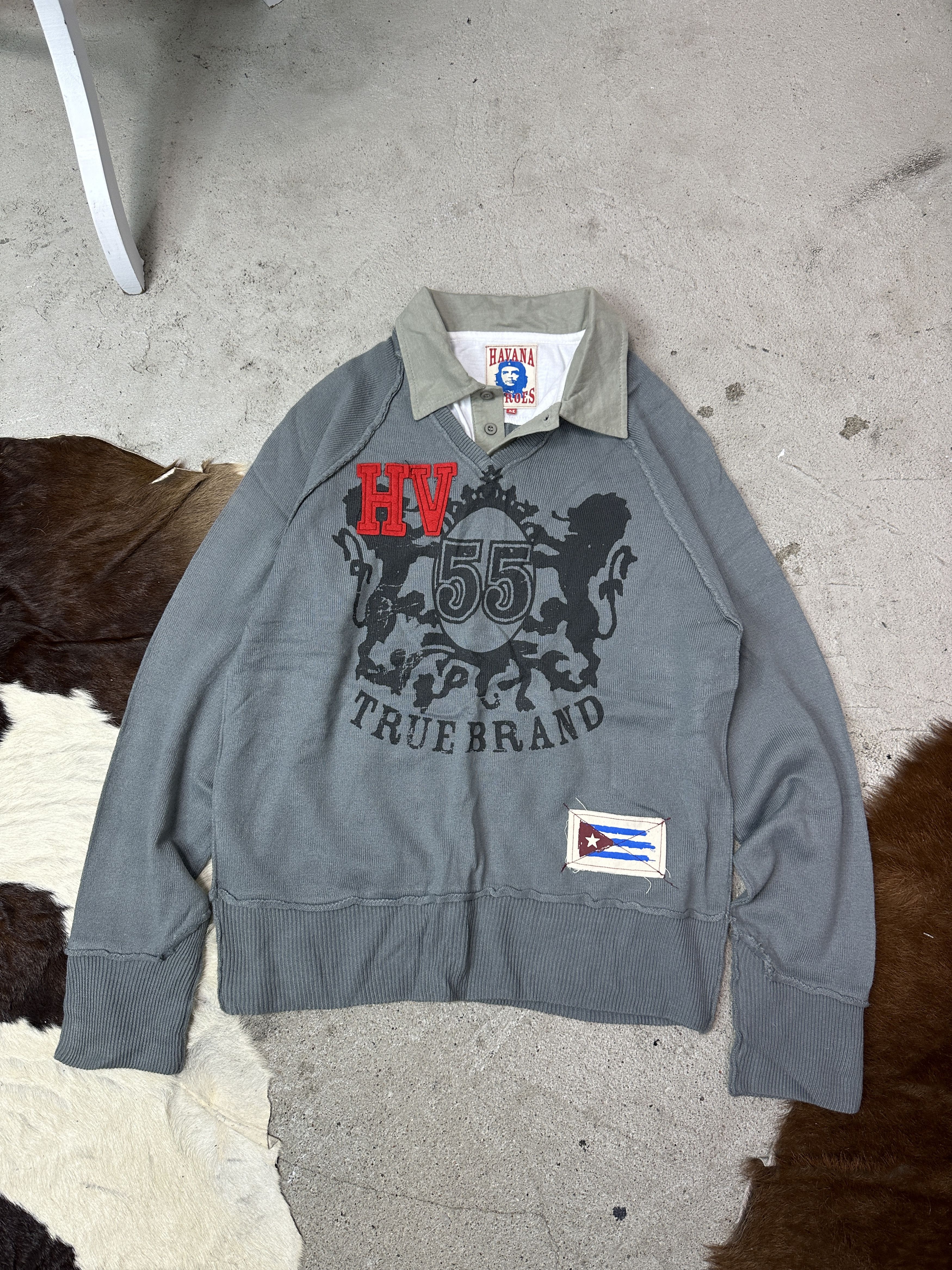 Vintage Vintage Havana Blues College Logo Sweatshirt Y2K Size US M / EU 48-50 / 2 - 2 Thumbnail