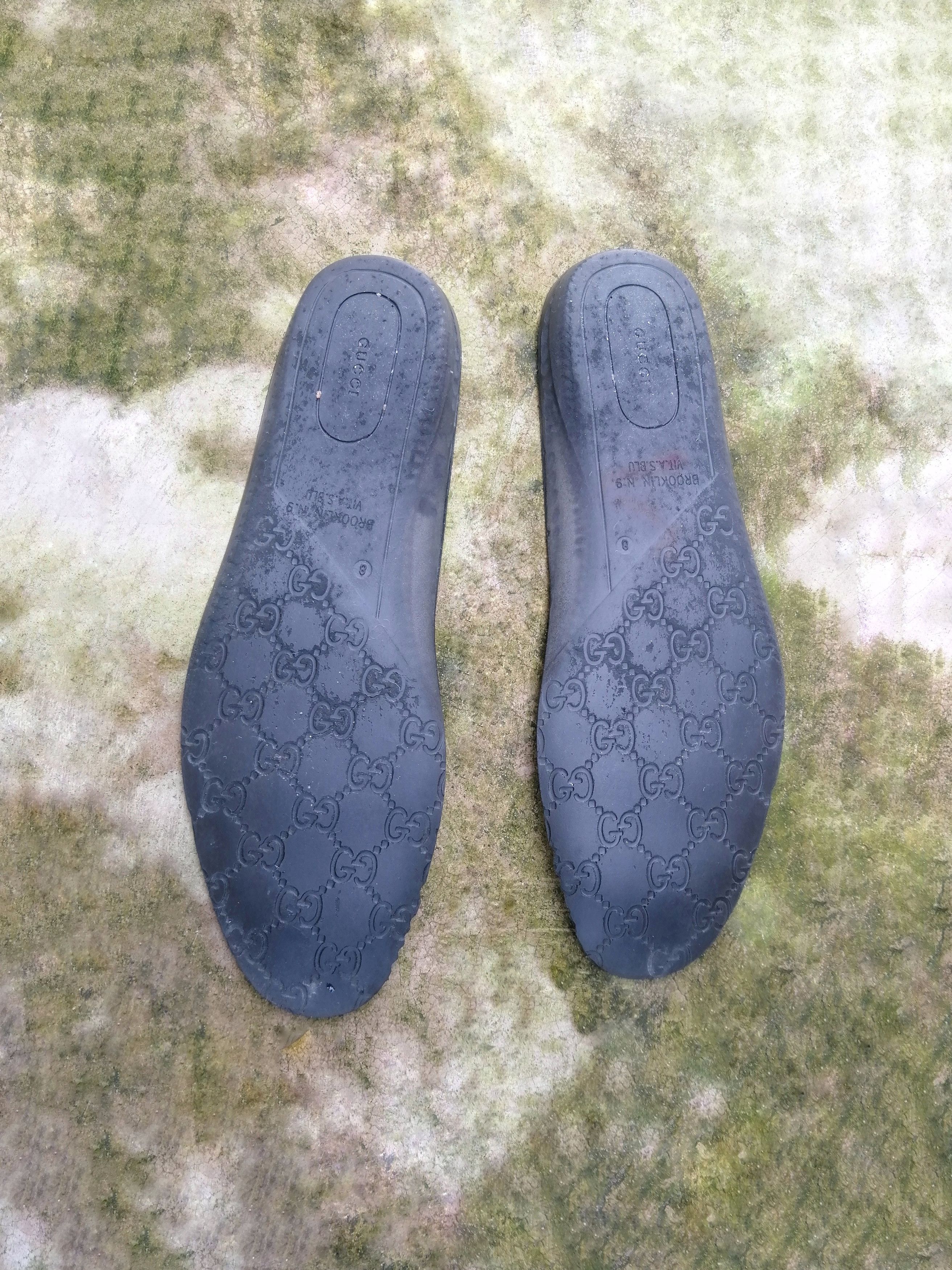 Gucci Gucci Ace Dark Blue Leather Low Sneakers Size 9.5 Size US 9.5 / EU 42-43 - 12 Thumbnail