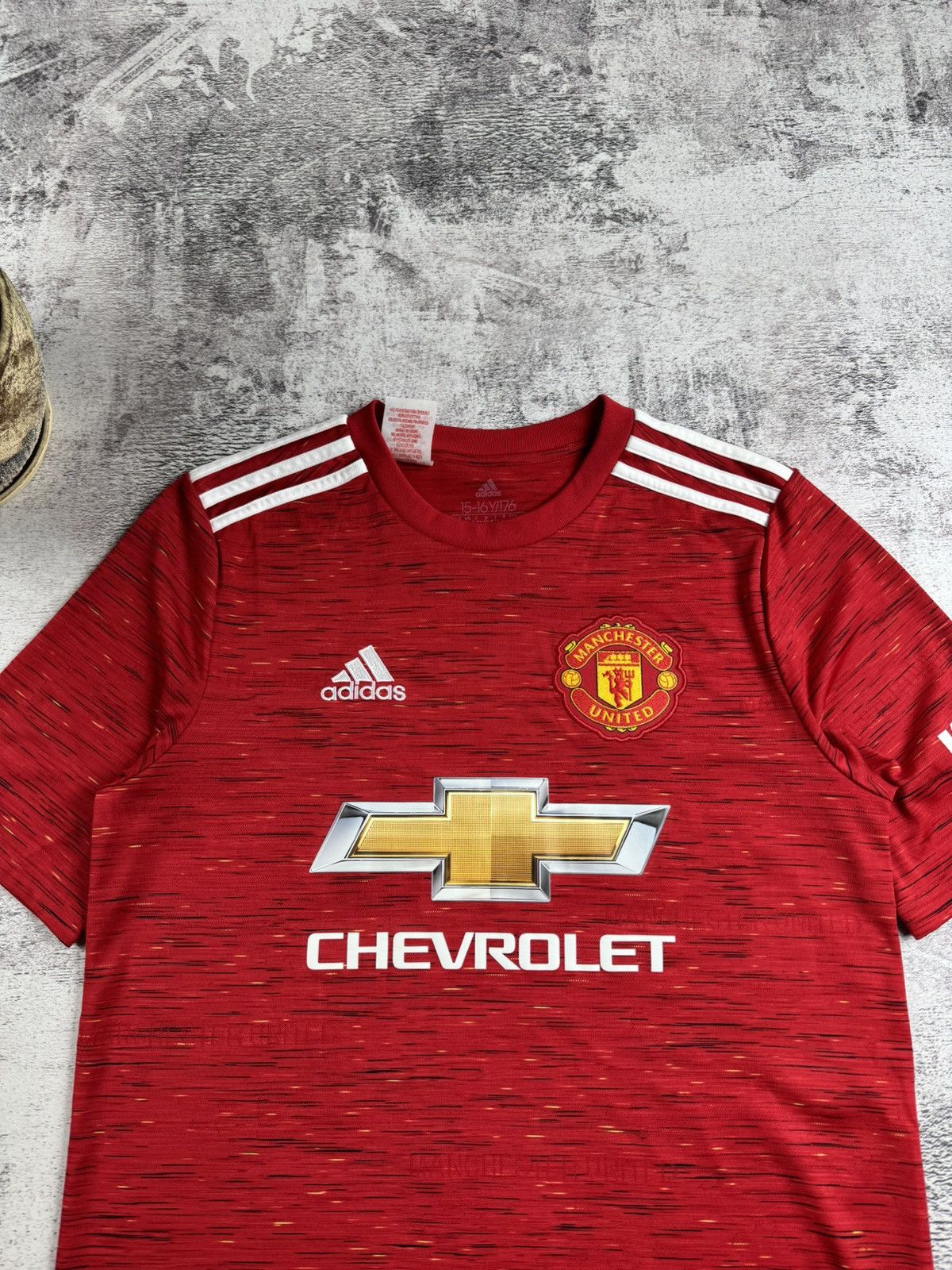 Adidas Manchester United 2020/2021 Men’s Small Red Adidas Soccer Football Shirt Jersey Size US S / EU 44-46 / 1 - 5 Thumbnail