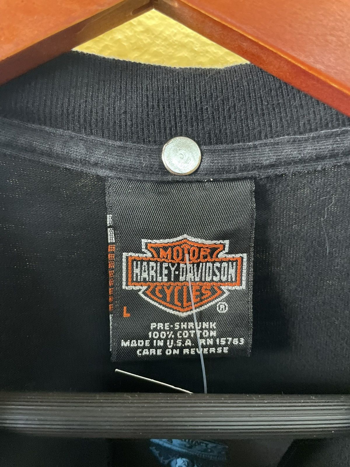 Harley Davidson × Vintage Harley Davidson Lone Wolf Fischer Elgin Illinoi Size US L / EU 52-54 / 3 - 3 Thumbnail