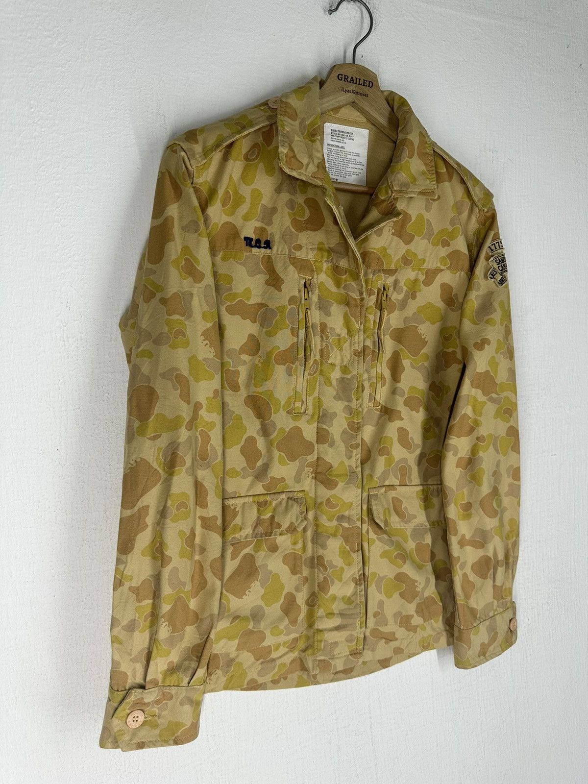 If Six Was Nine × Japanese Brand Vintage Camo Rodeo Crowns Girl Camp Rock 2004 Denim Jacket Size US M / EU 48-50 / 2 - 5 Thumbnail