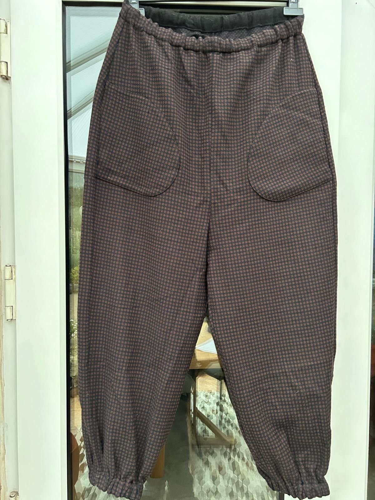 Marvielab Oversized Reversible Polka Dot Wool Pants Size US 32 / EU 48 - 1 Thumbnail