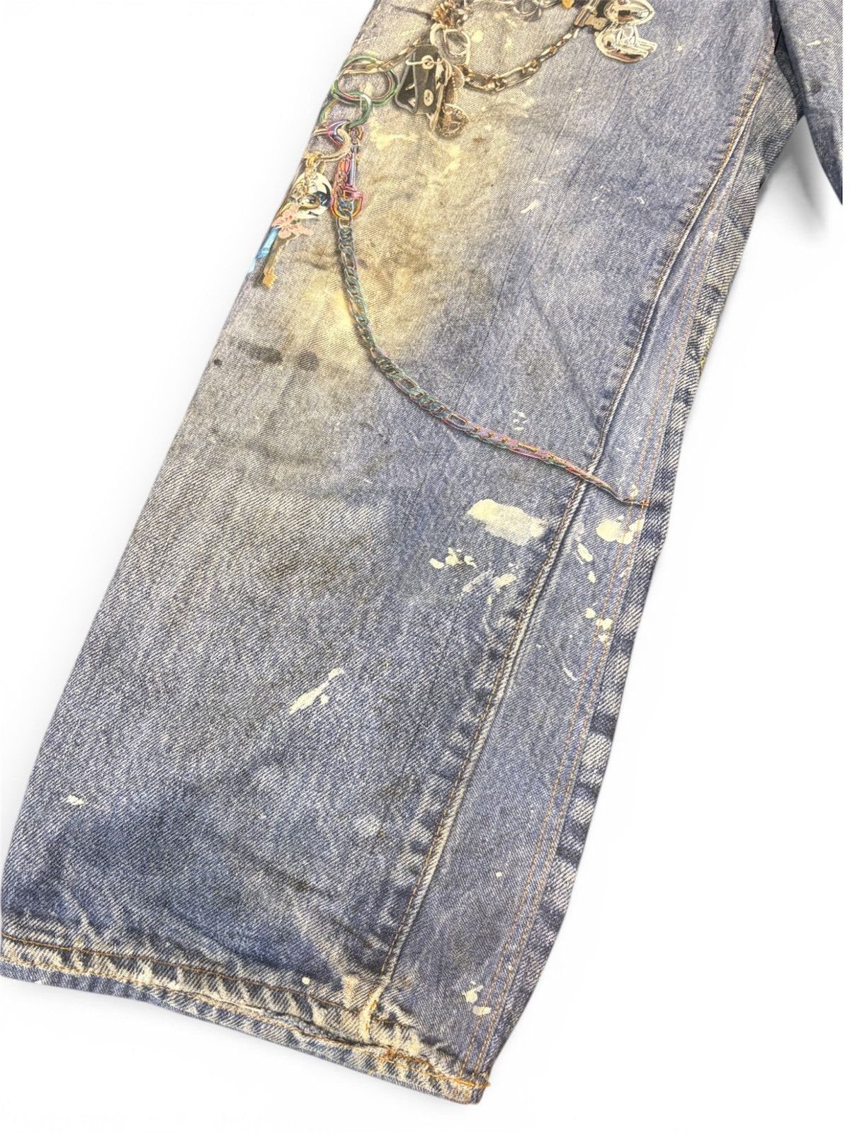 Acne Studios Acne Studios Trompe L'oeil Print Keychain Baggy Jeans Size US 32 / EU 48 - 11 Thumbnail