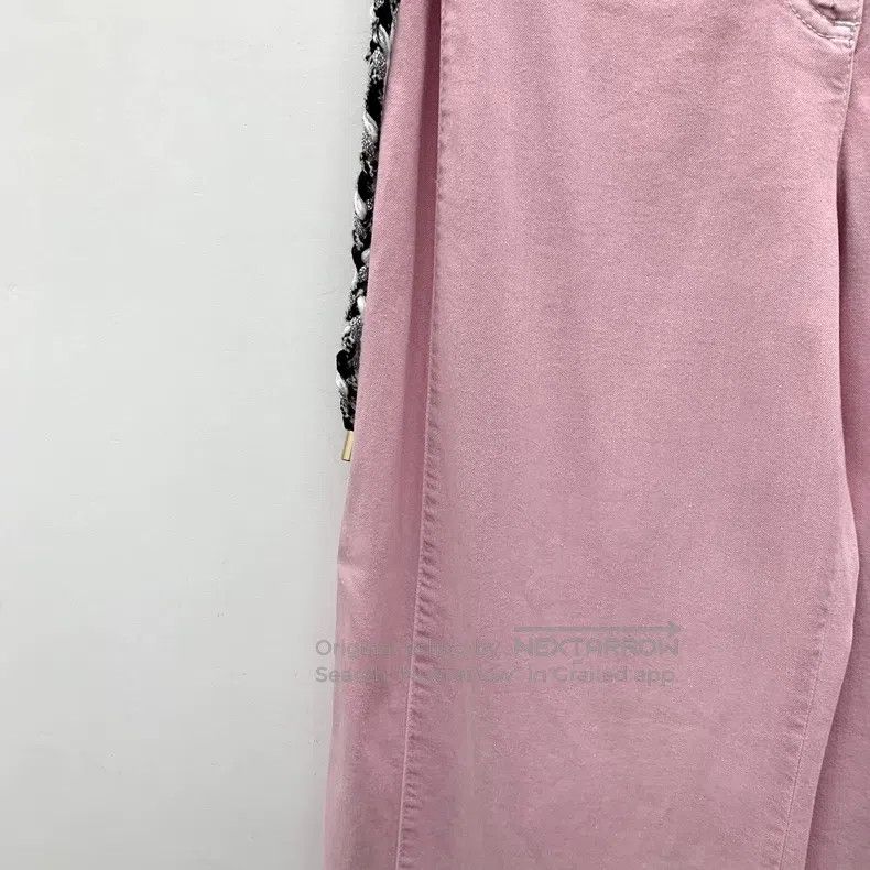Chanel Chanel Light pink woven tie cotton casual straight denim t Size 24" / US 00 / IT 34 - 4 Thumbnail