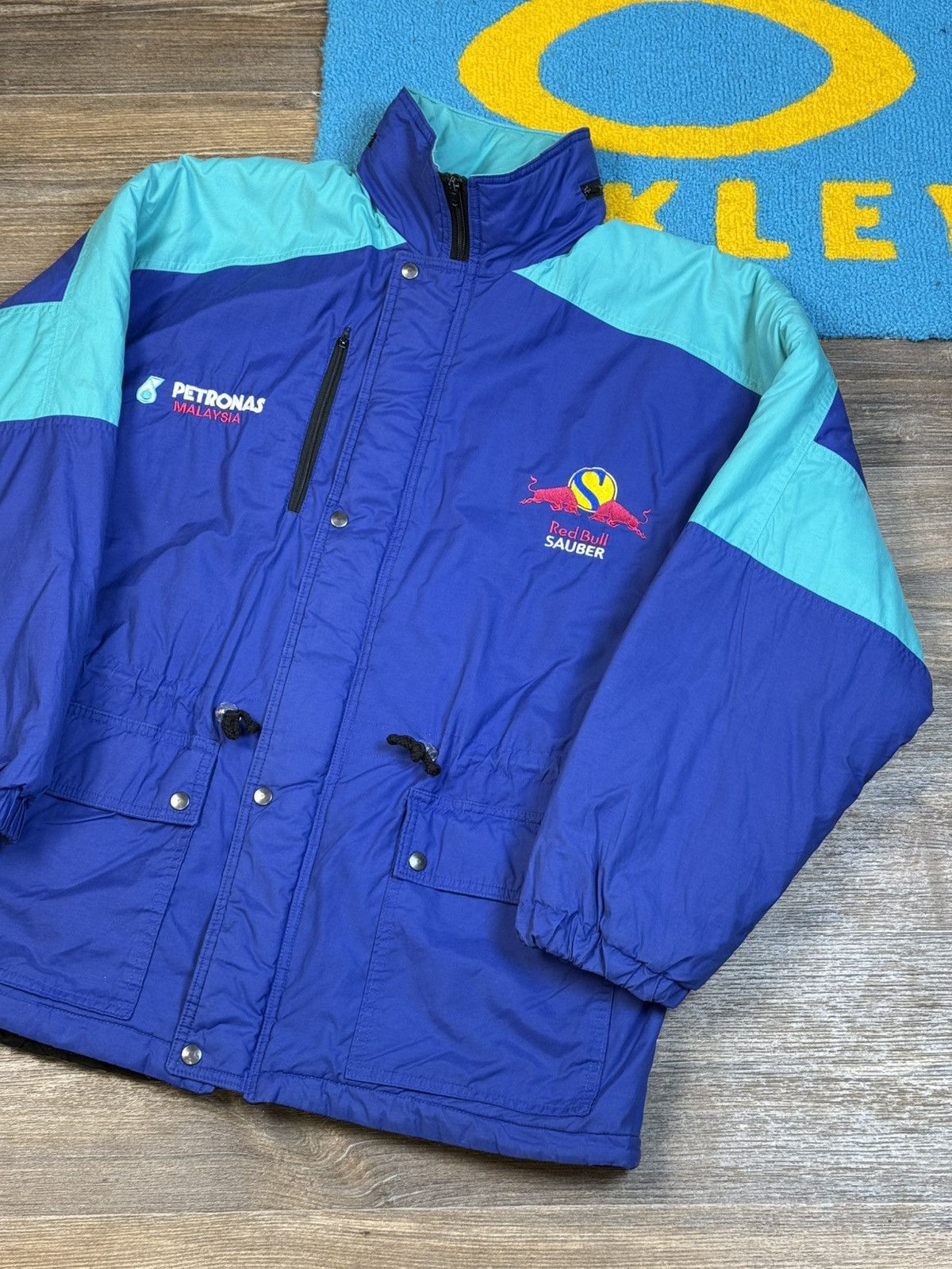 Red Bull × Vintage Vintage Red Bull Sauber Malaysia Blue Racing Jacket Size US L / EU 52-54 / 3 - 2 Thumbnail
