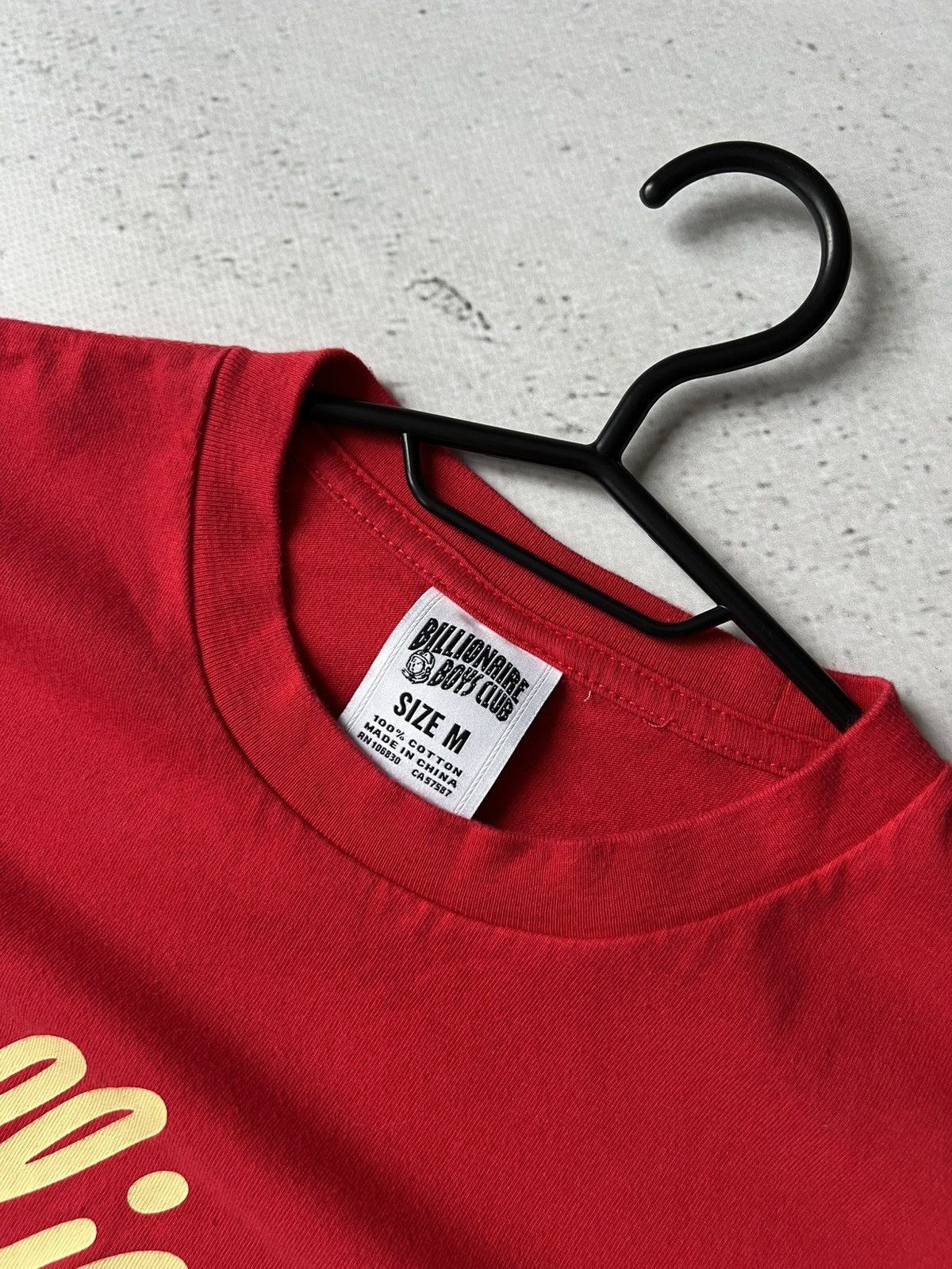 Billionaire Boys Club BBC Billionaire Boys Club Red Logo Tee Size M(Fits S) Size US M / EU 48-50 / 2 - 4 Thumbnail