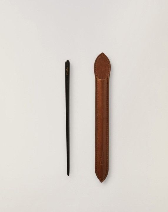 Loro Piana o1srvl11e1024 Size: OS / Cocooning Bone Hair Stick in Black Size ONE SIZE - 1 Thumbnail