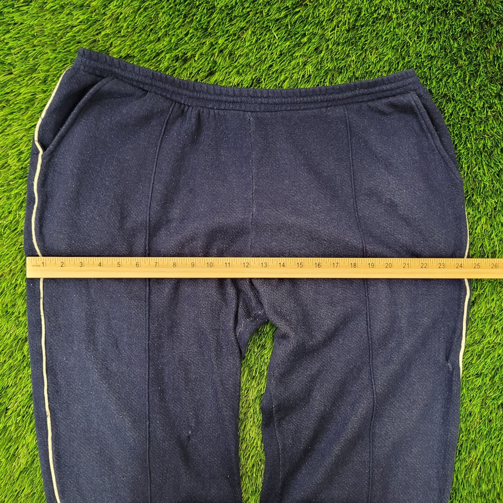 Vintage Vintage Christian-Dior Monsieur Sweatpants Large Navy-Blue Size US 38 / EU 54 - 15 Thumbnail