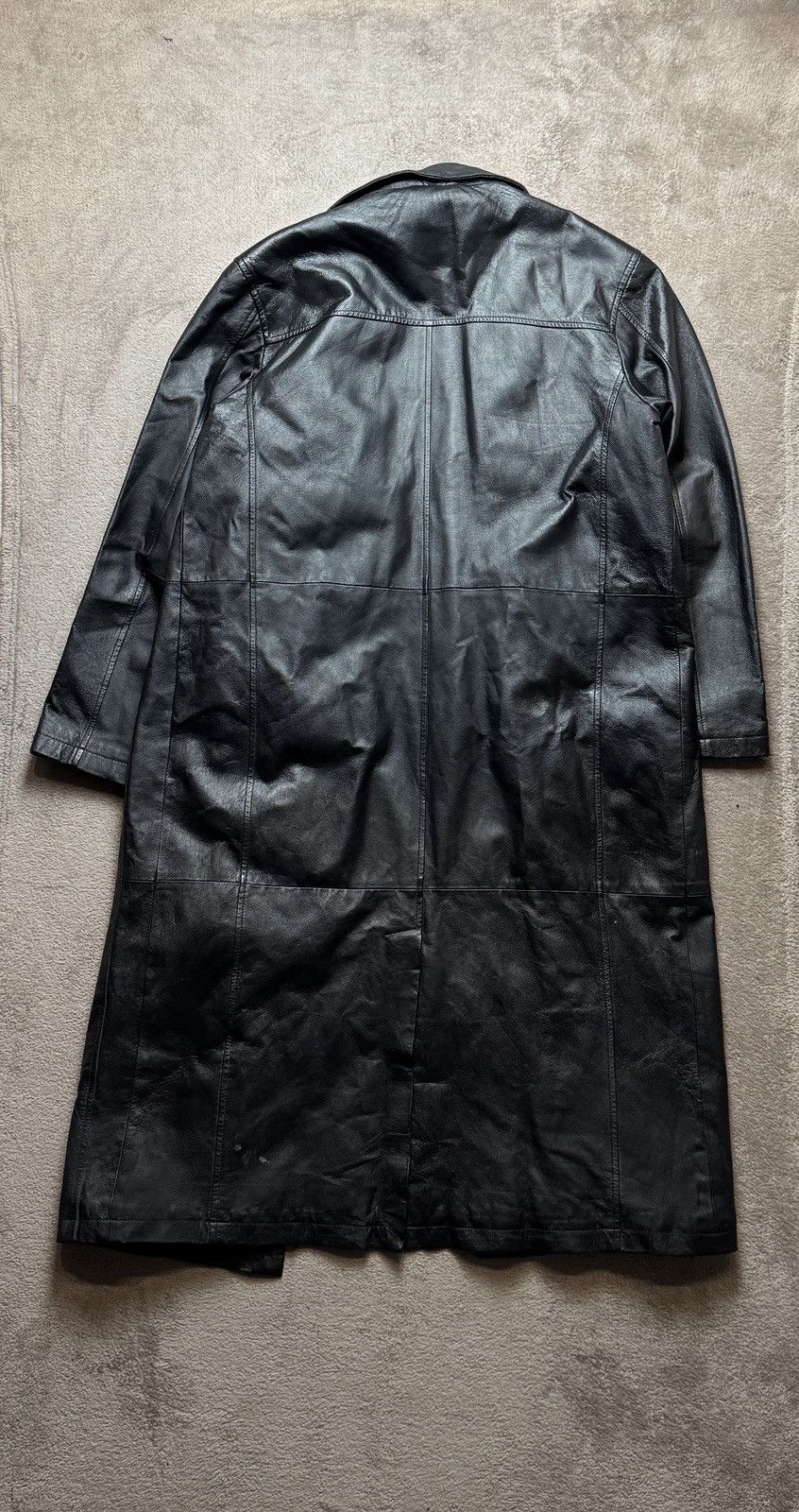 Genuine Leather Y2K Leather Long Coat Leather Jacket helmut lang ysl gucci Size US M / EU 48-50 / 2 - 5 Thumbnail