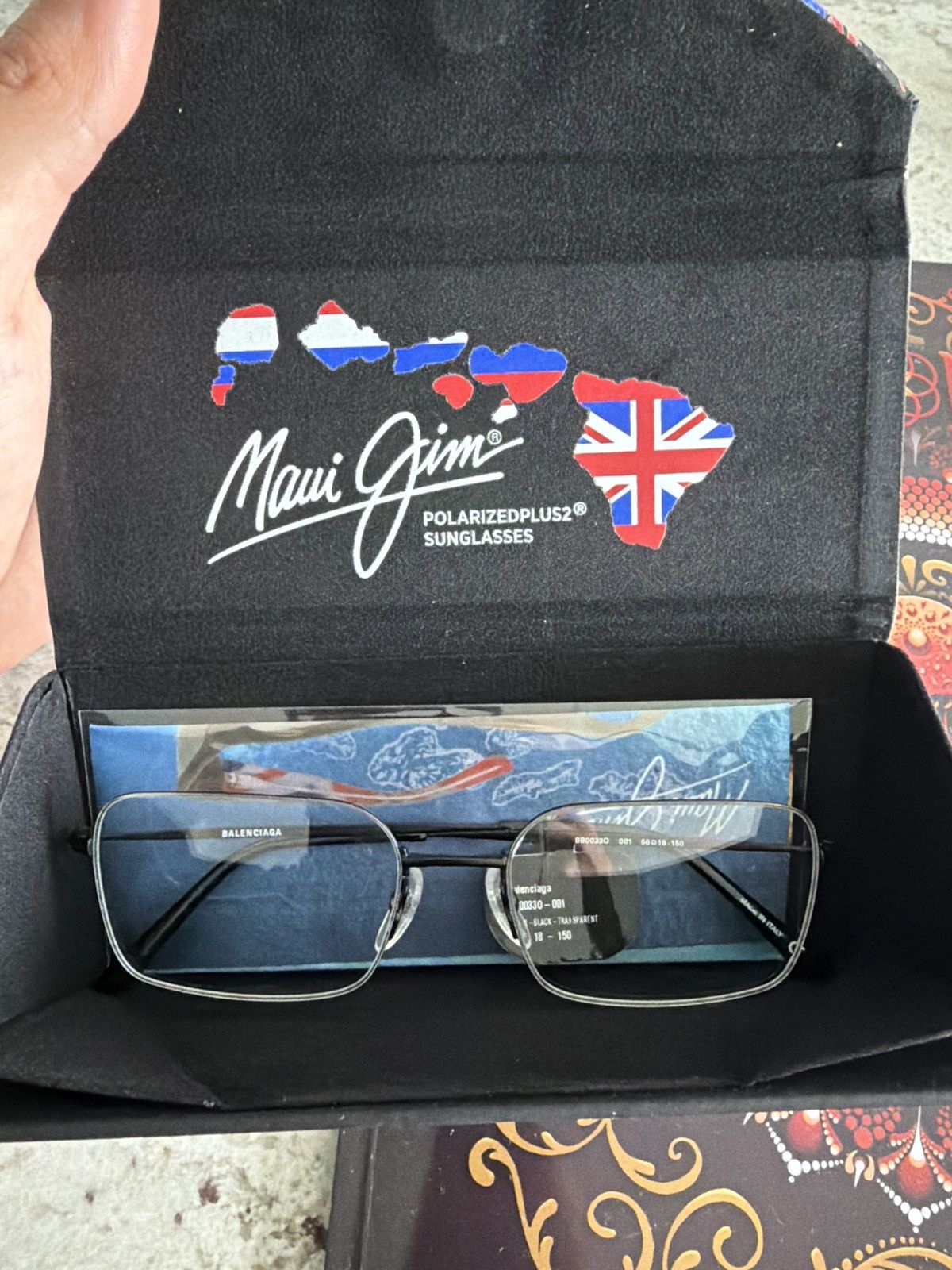 Balenciaga Balenciaga Black Metal Glasses Size ONE SIZE - 4 Thumbnail
