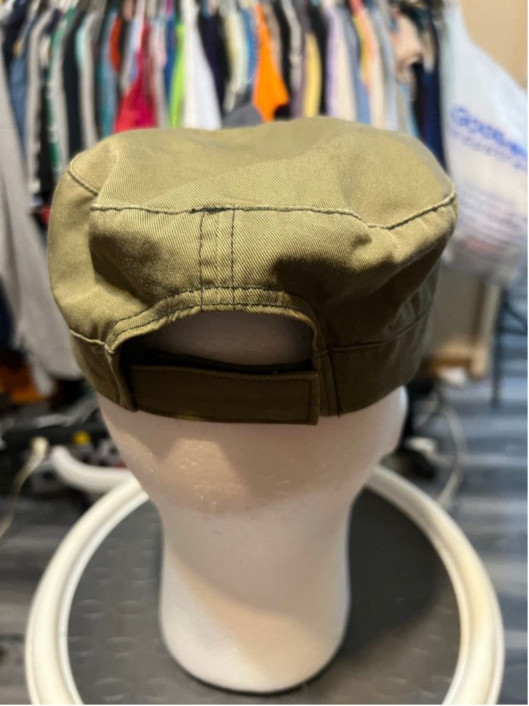 Faconnable Men's Falcon Olive Green Military Style Cap with pins Size ONE SIZE - 3 Thumbnail