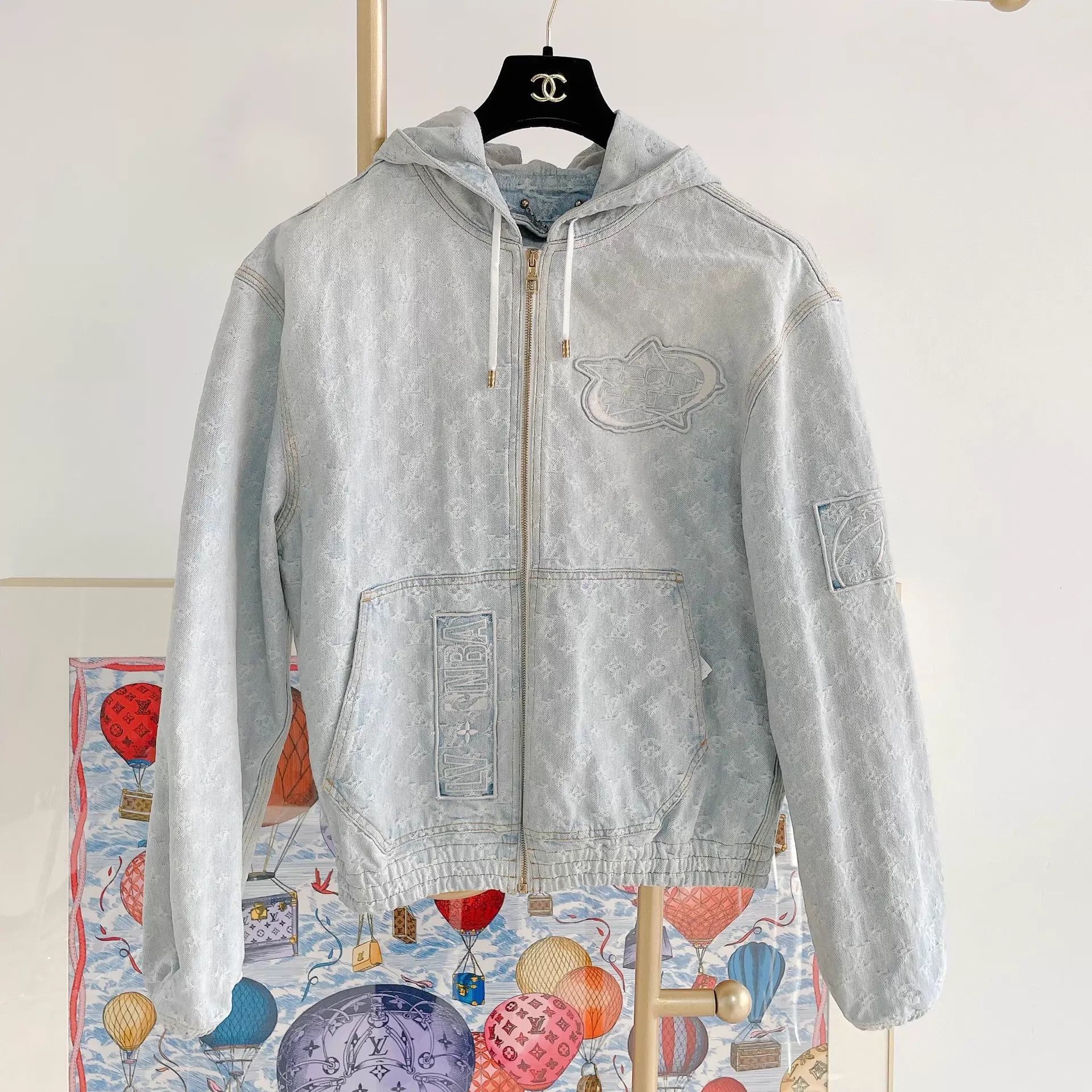 Louis Vuitton LV Monogram x NBA Denim Jacket 48 Size US M / EU 48-50 / 2 - 2 Thumbnail