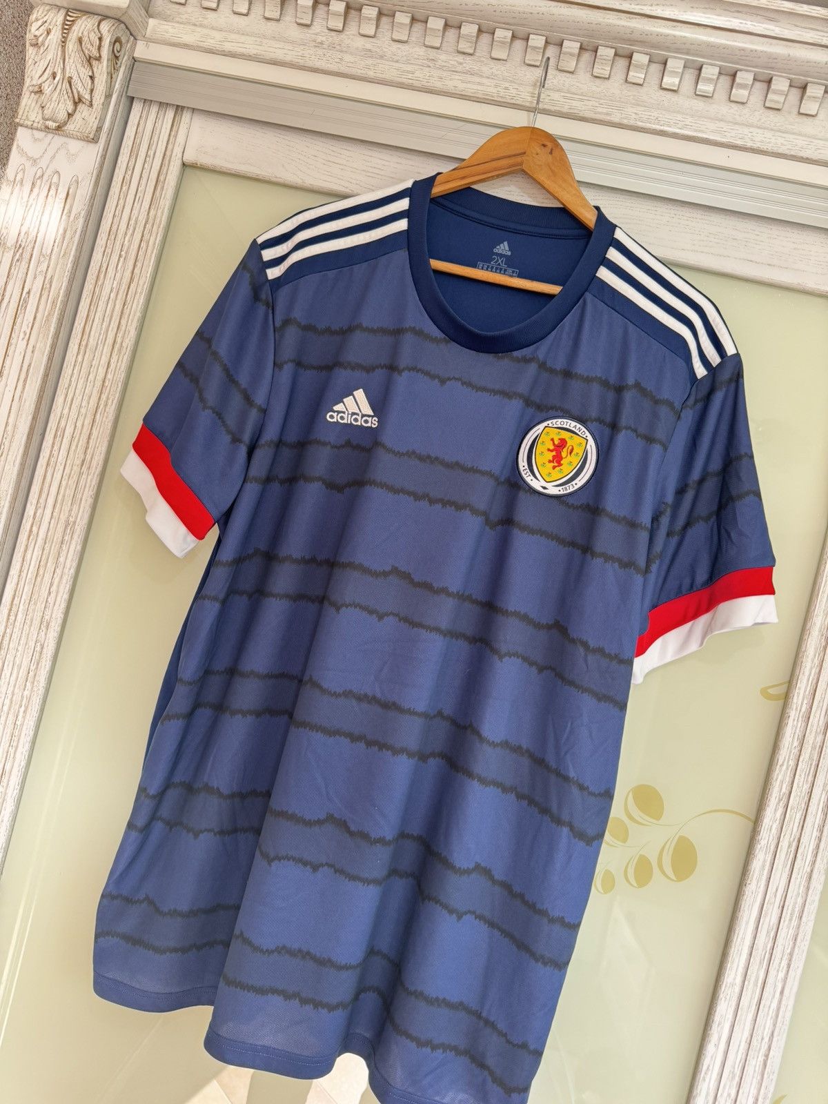 Adidas Scotland 2019-2020 Home Soccer Jersey Football Kit Shirt Size US XXL / EU 58 / 5 - 3 Thumbnail