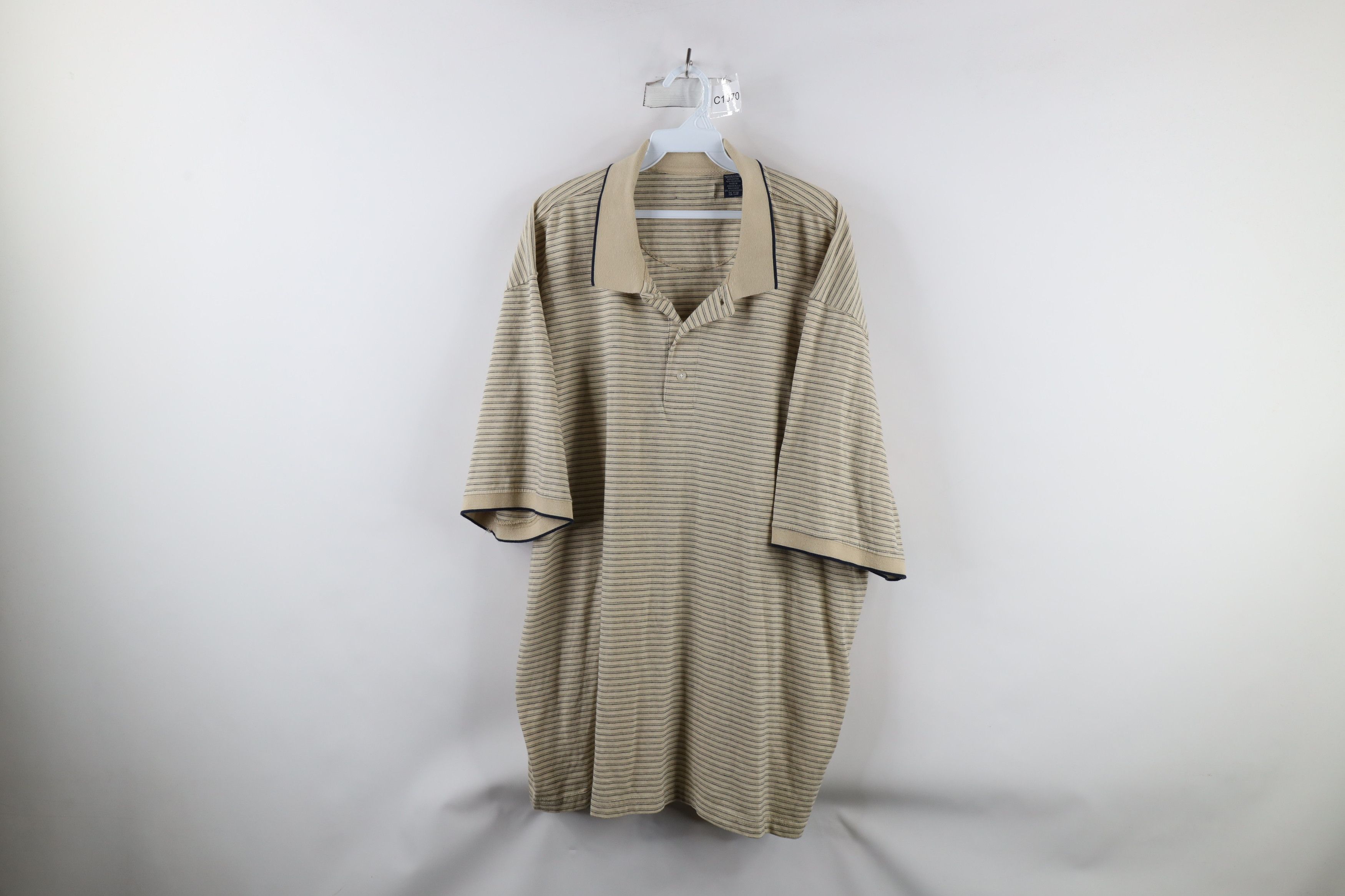 Vintage Vintage 90s Streetwear Collared Short Sleeve Polo Shirt Size US XXL / EU 58 / 5 - 1 Thumbnail