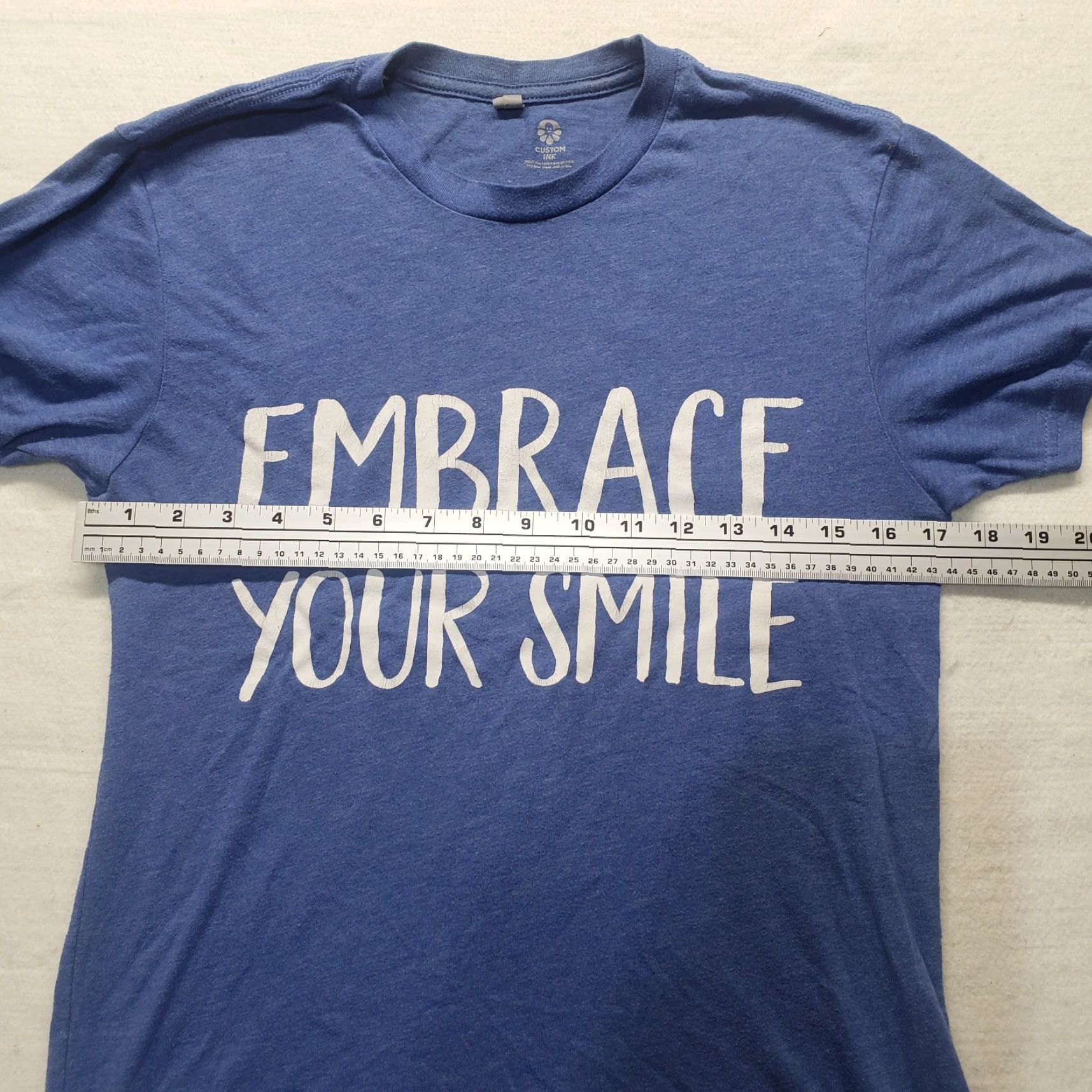 Alife Real Life Ortho Dental Employee Uniform T-Shirt Short Sleeve Adult Size M Medium Shirt Blue Mens Womens Unisex Adults Size US M / EU 48-50 / 2 - 4 Thumbnail