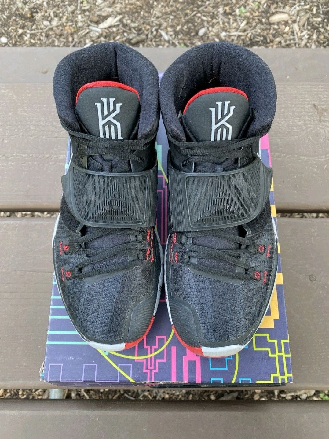 Nike Nike Kyrie 6 Bred BQ4630002 Size 8.5 Men Size US 8.5 / EU 41-42 - 2 Thumbnail