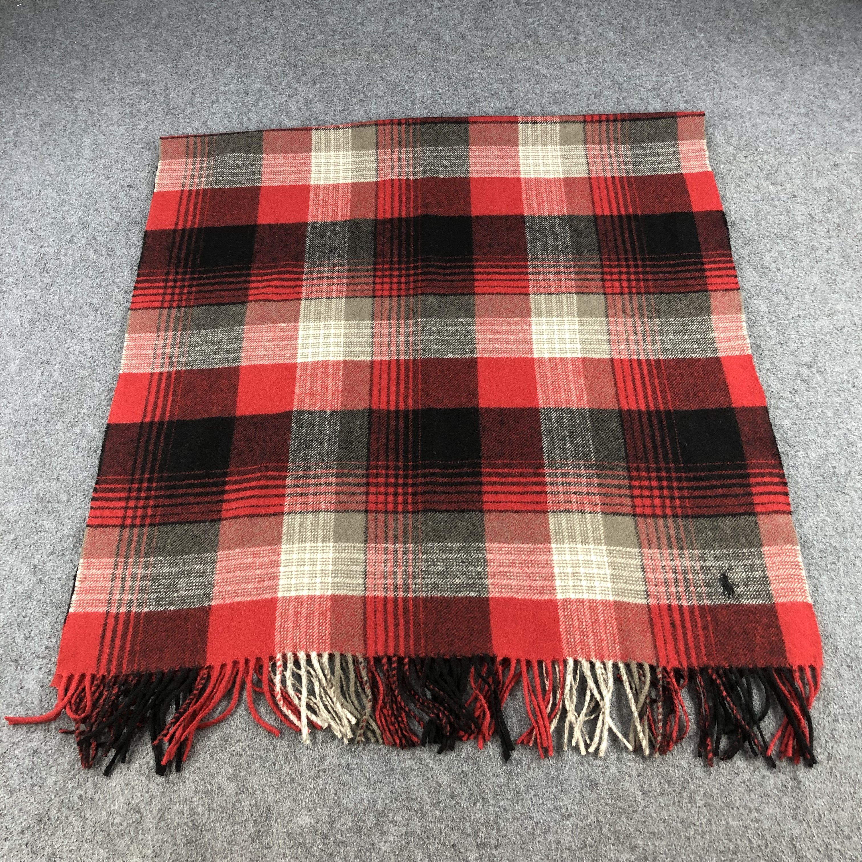 Ralph Lauren Ralph Lauren Tartan Scarf Muffler Wool V988 Size ONE SIZE - 1 Thumbnail