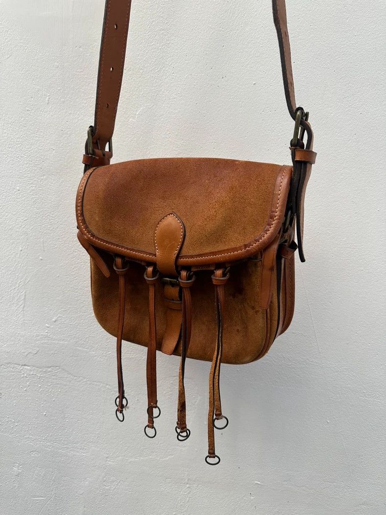 Comme des Garcons Comme Des Garcons Cowhide satchel with tassel and iron ring Size ONE SIZE - 1 Thumbnail