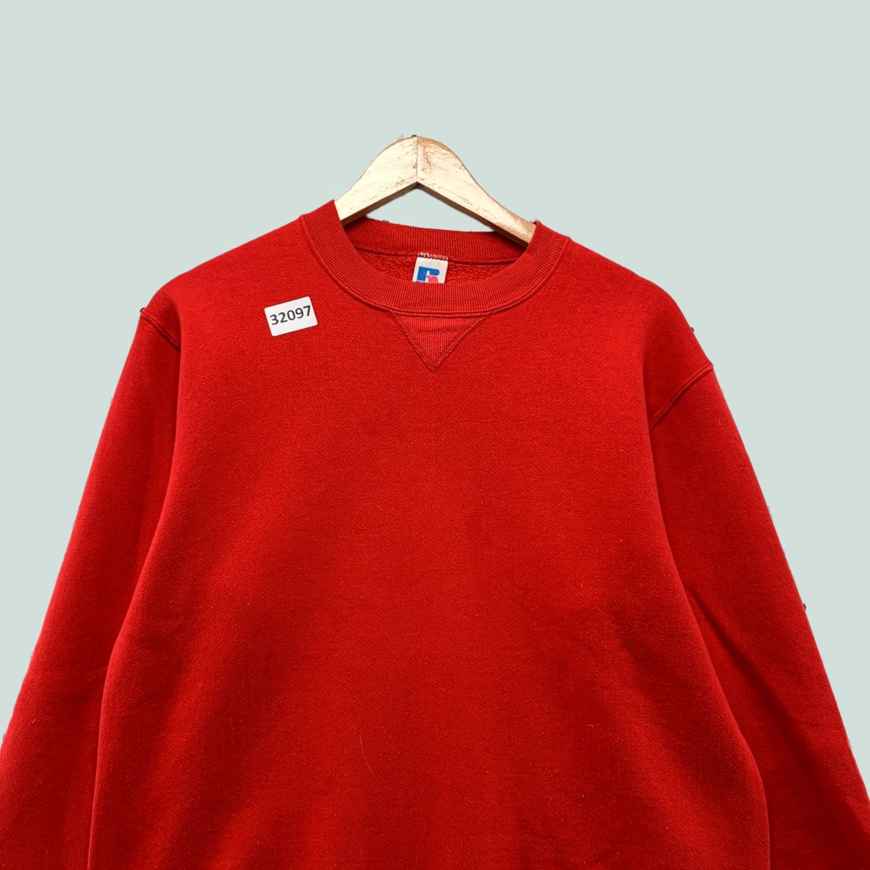 Russell Athletic Vintage Russell Athletic Crewneck Sweatshirt Mens M Made USA 20.5x25 Red 80s 90s USA Shirt Size US M / EU 48-50 / 2 - 1 Thumbnail