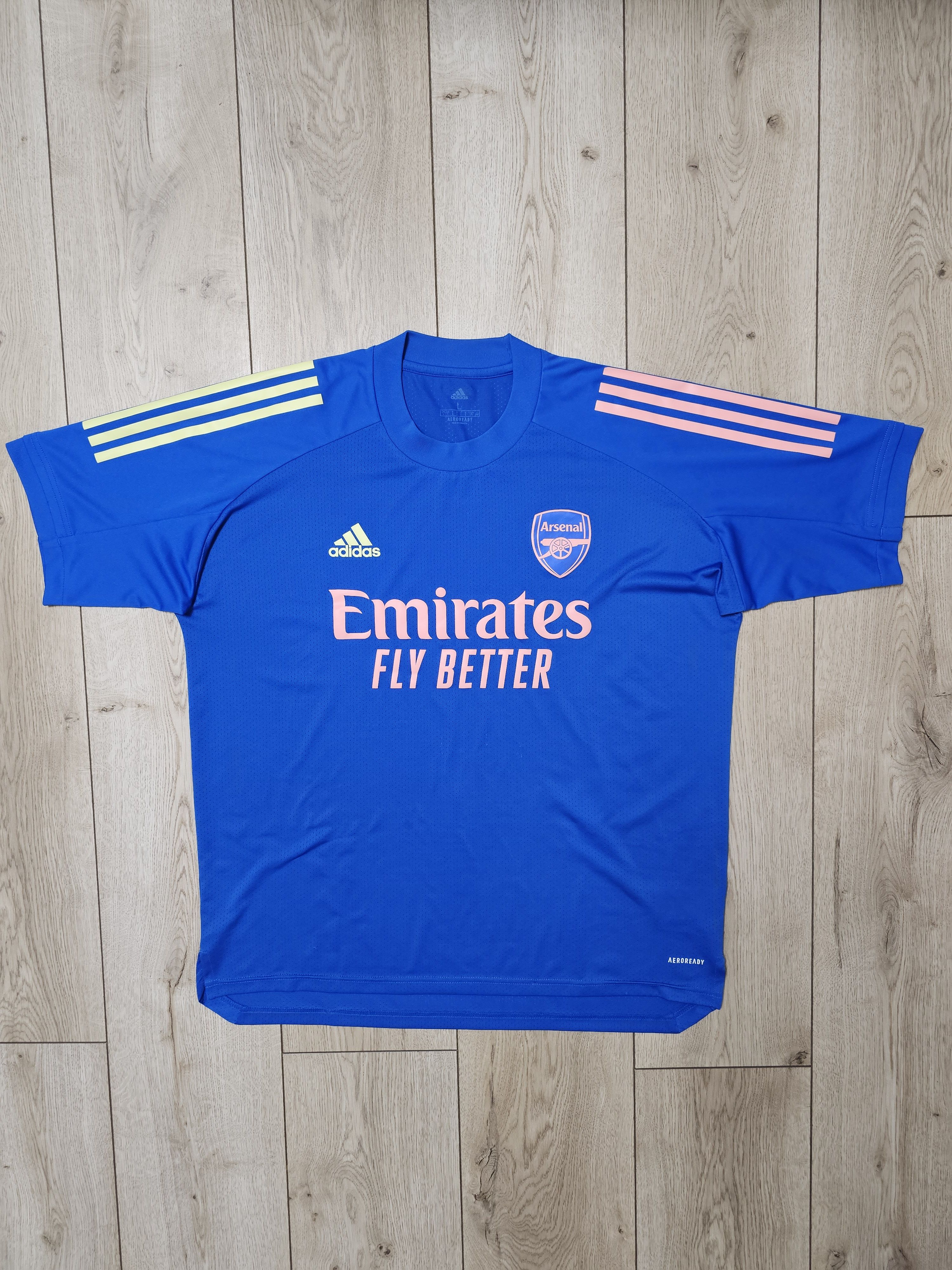 Adidas ARSENAL LONDON 2020 TRAINING FOOTBALL SHIRT SOCCER JERSEY Size US L / EU 52-54 / 3 - 1 Thumbnail