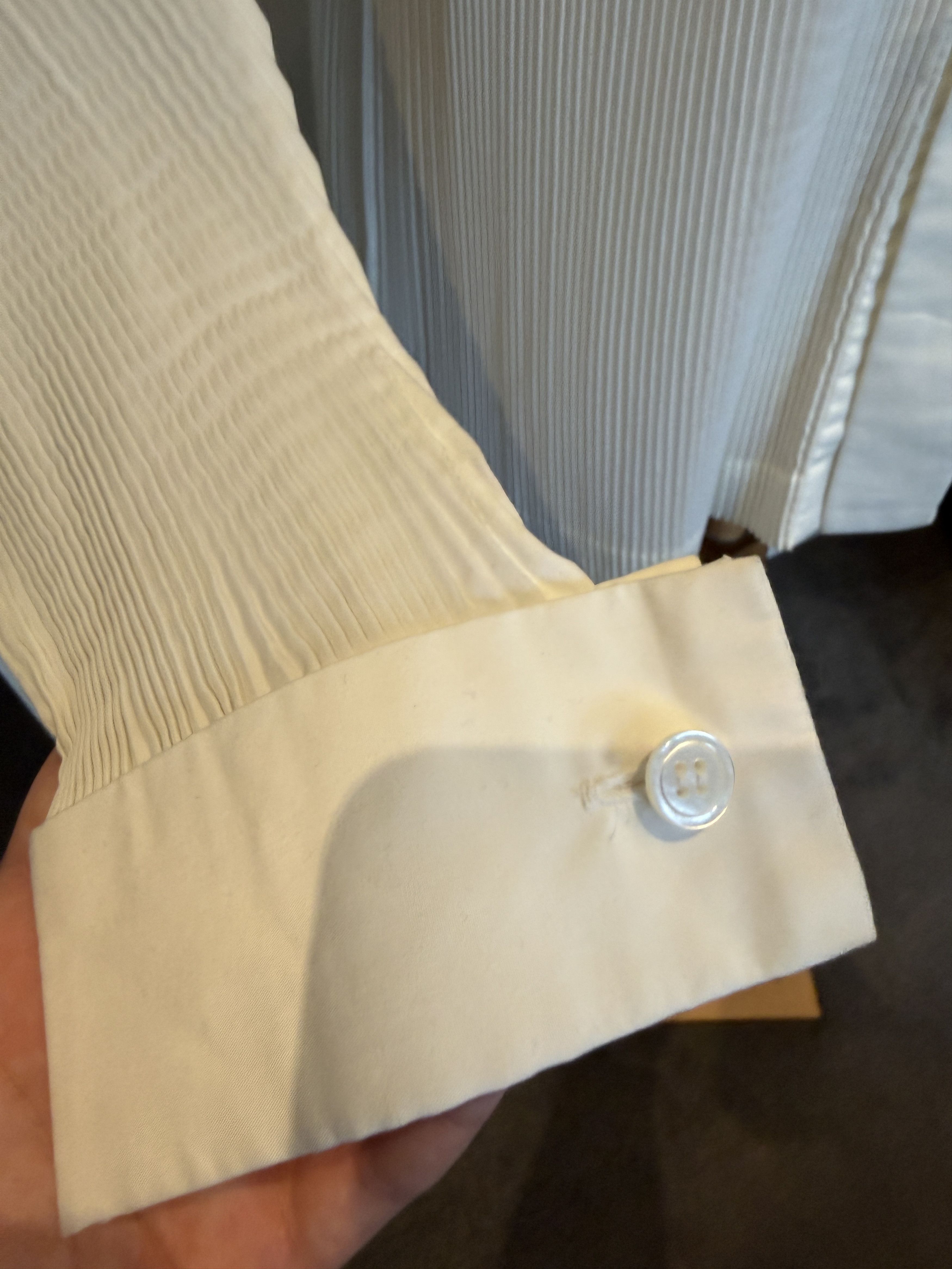 Issey Miyake Issey Miyake 1991 Archival Sculptural Pleated Circle Blouse Size M / US 6-8 / IT 42-44 - 4 Thumbnail