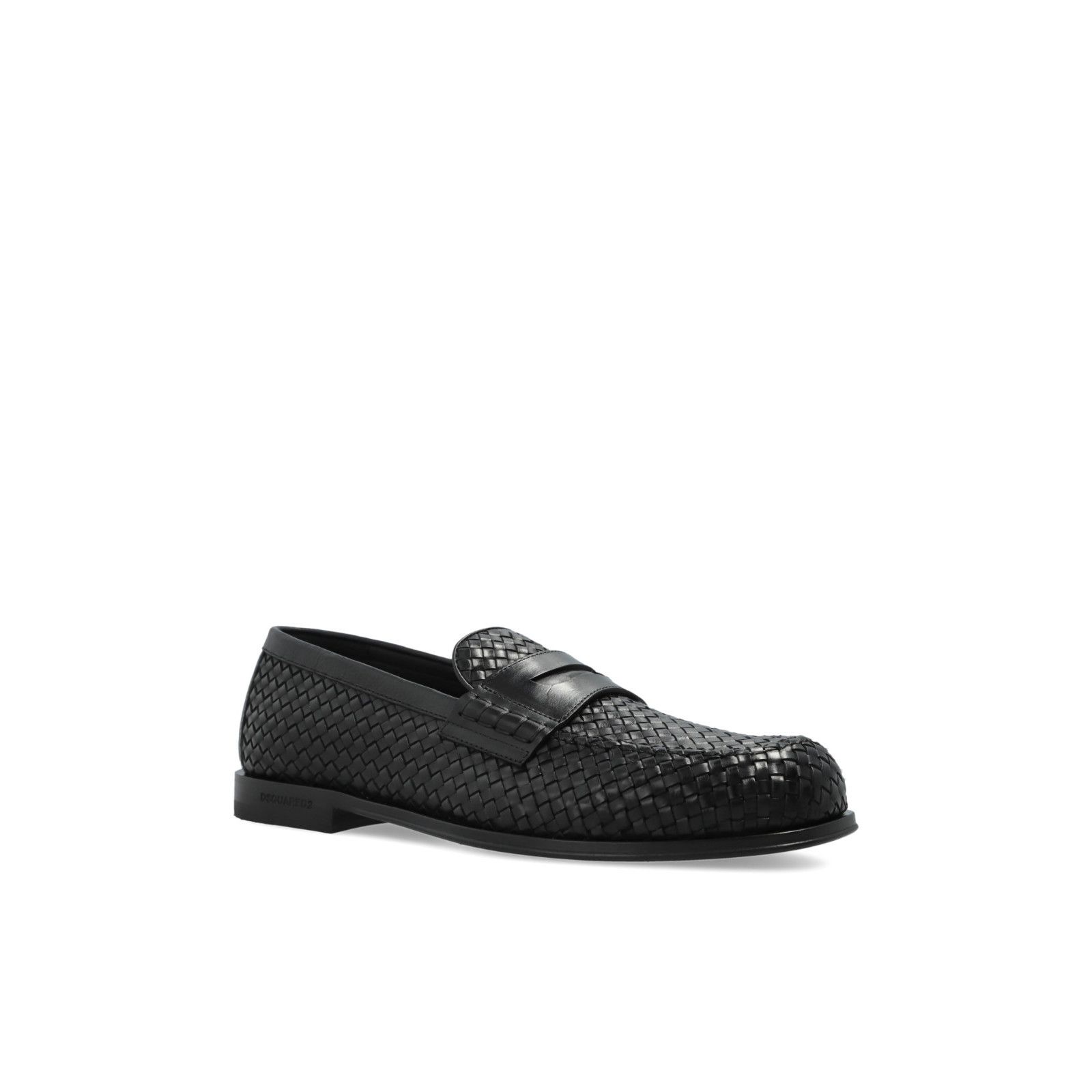 Dsquared2 DSQUARED2 Black Leather Loafers New And Authentic (Men's siz Size US 7.5 / EU 40-41 - 2 Thumbnail