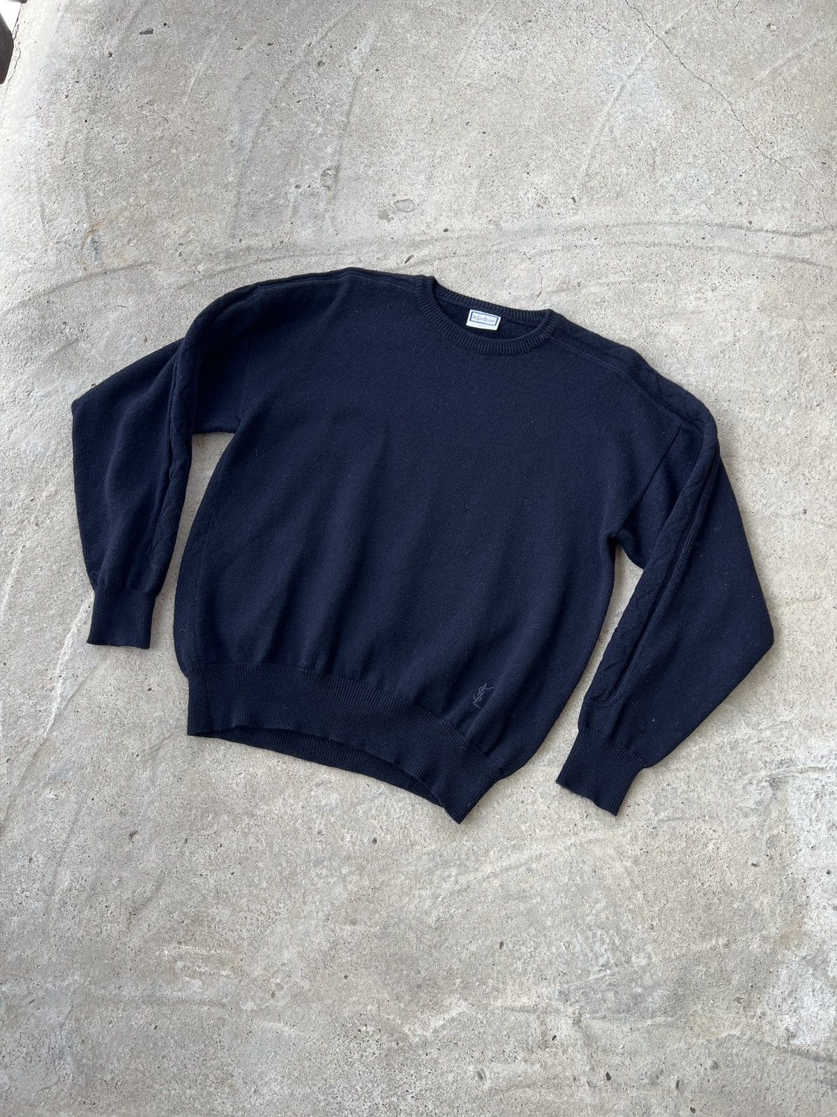 Yves Saint Laurent Vintage Yves Saint Laurent Wool Sweater Size US L / EU 52-54 / 3 - 1 Thumbnail