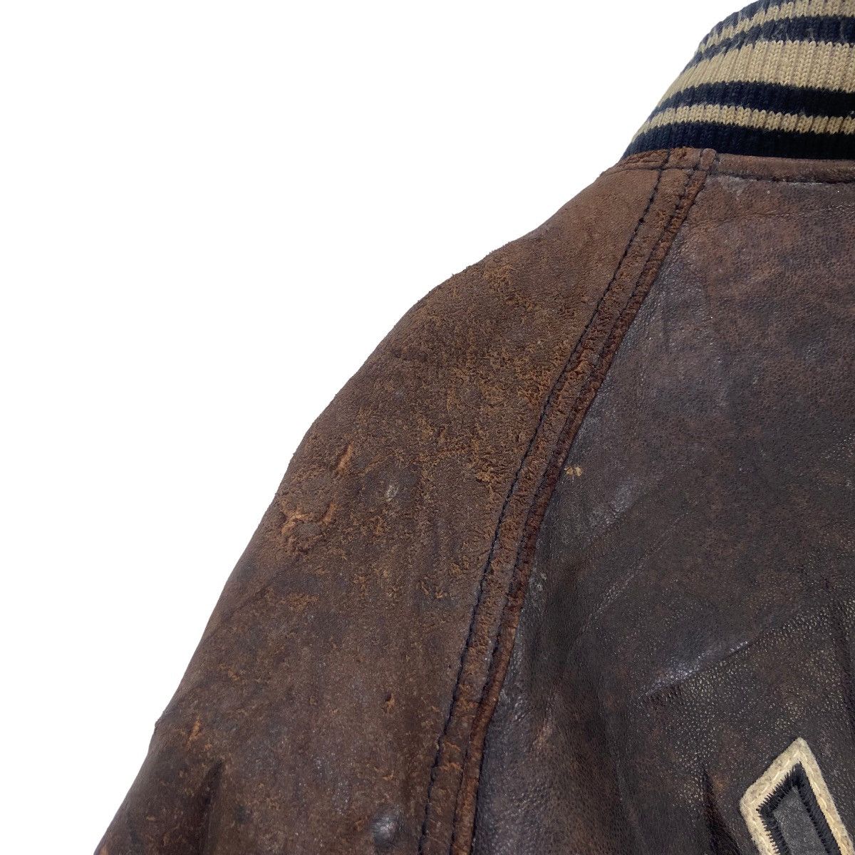 Avirex Vintage Avirex Ltd Normandy Campaign England 1942-43 Leather Size US M / EU 48-50 / 2 - 14 Thumbnail