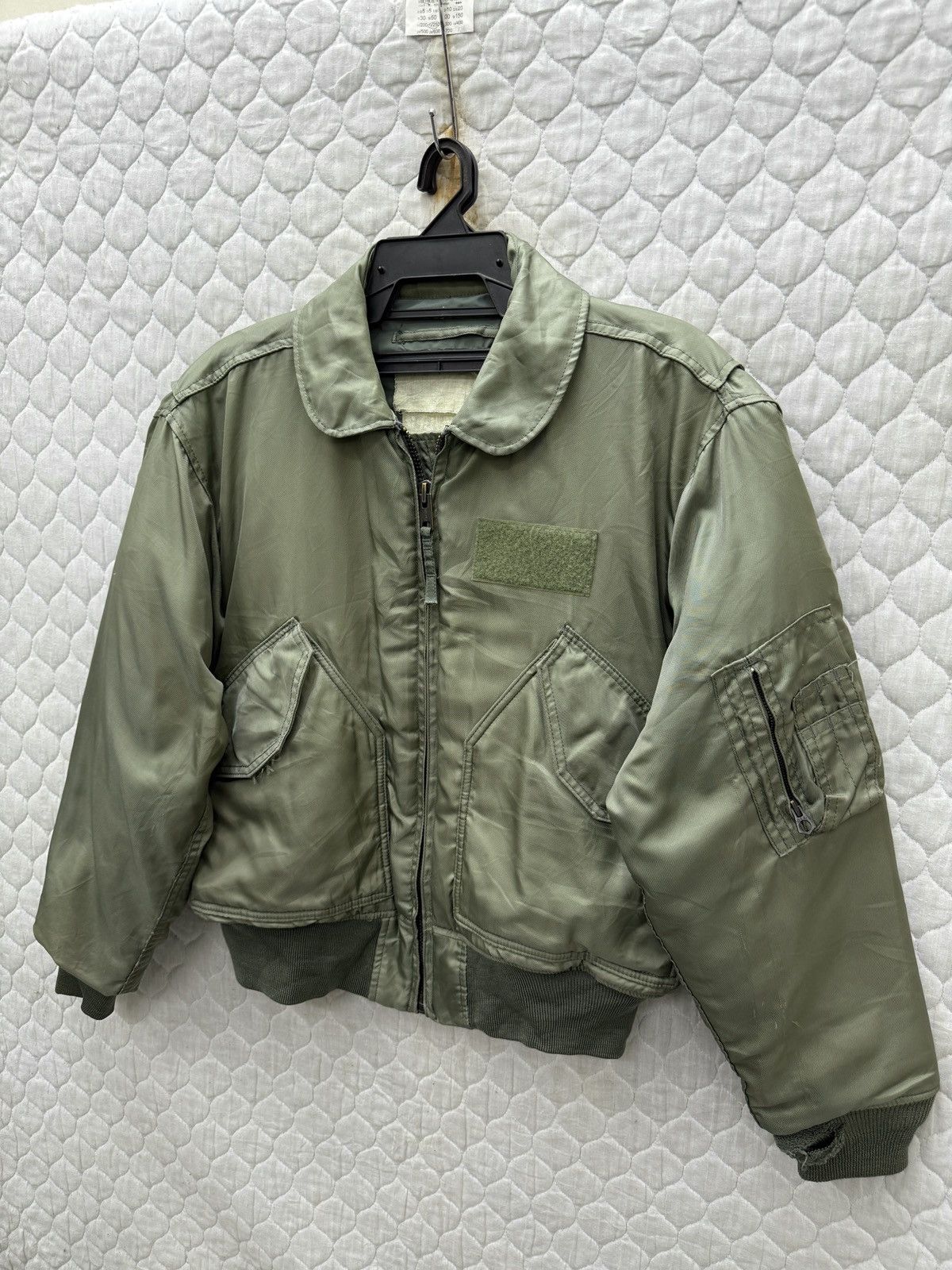 Vintage 🔥🔥🔥VINTAGE US ARMY CWU 45 BOMBER JACKET Size US M / EU 48-50 / 2 - 3 Thumbnail