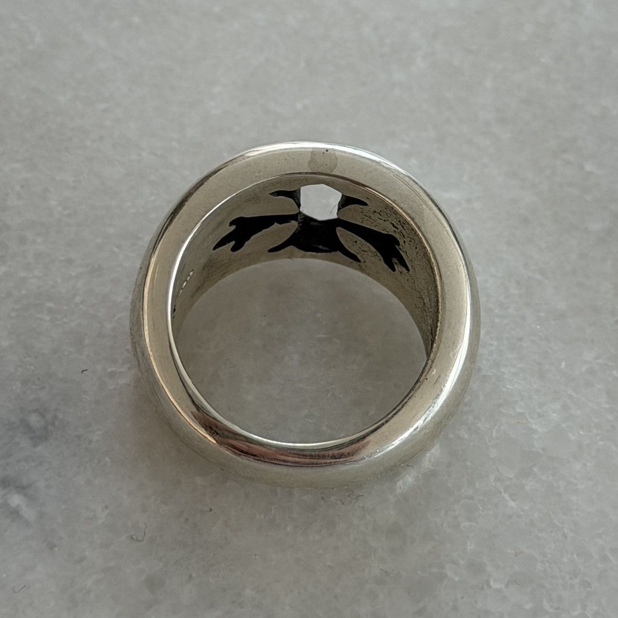 Chrome Hearts Negative Space Plus Cross Ring US9 Size ONE SIZE - 4 Thumbnail