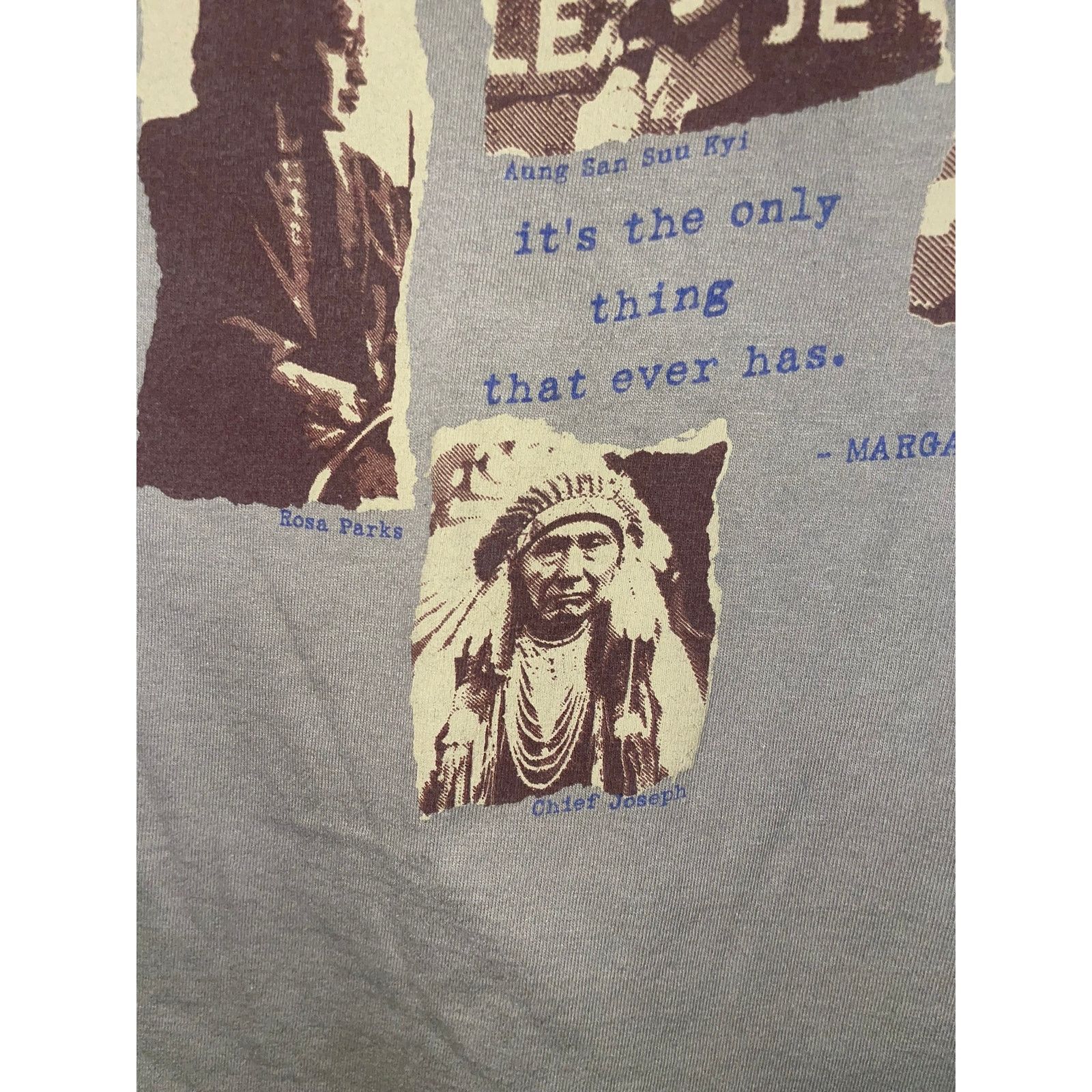 Vintage Vintage Never Doubt Margaret Mead Change The World XL Tee Size US XL / EU 56 / 4 - 10 Thumbnail