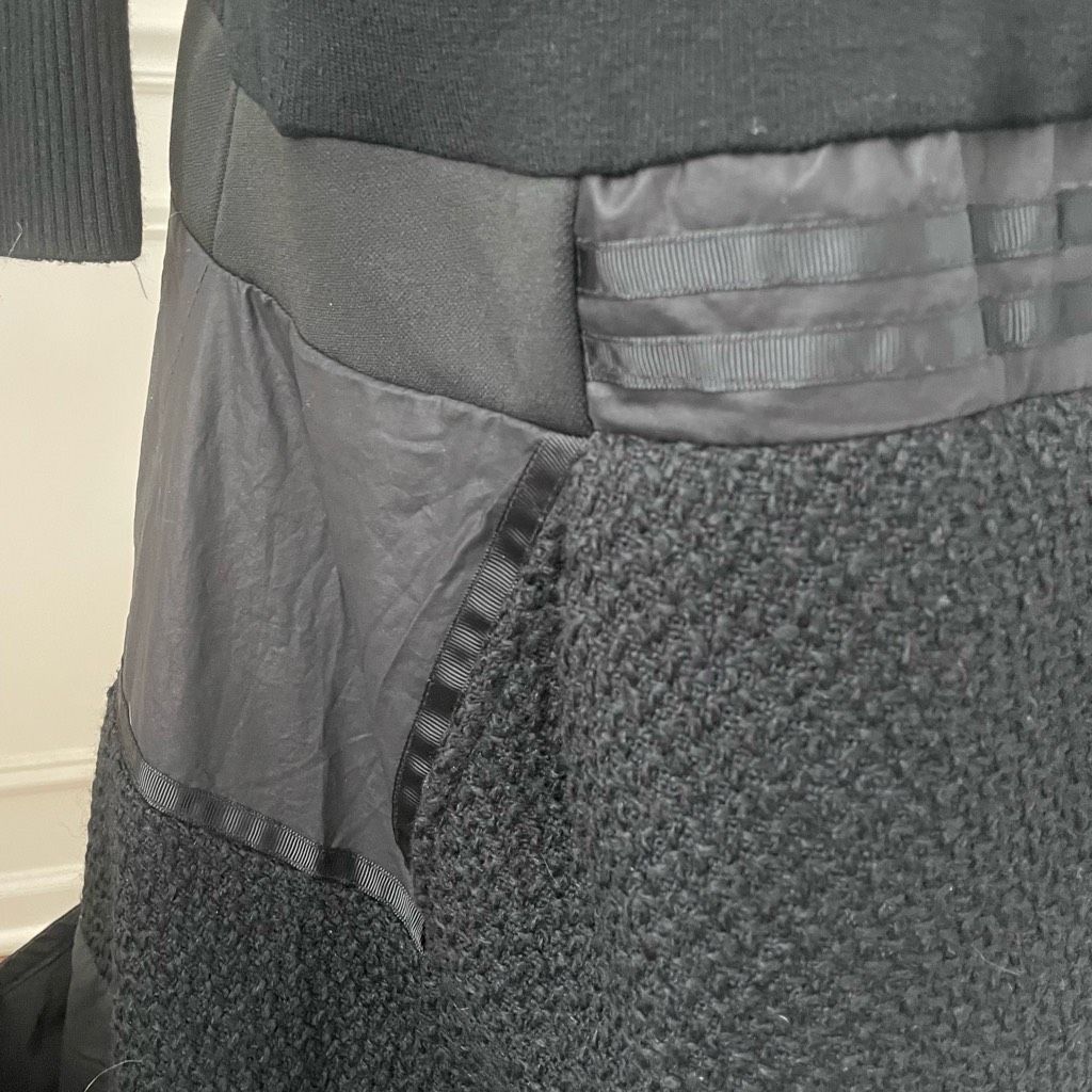 Vintage Vintage Style by Cache Black Knit Multi Texture Drop Waist L Size L / US 10 / IT 46 - 9 Thumbnail